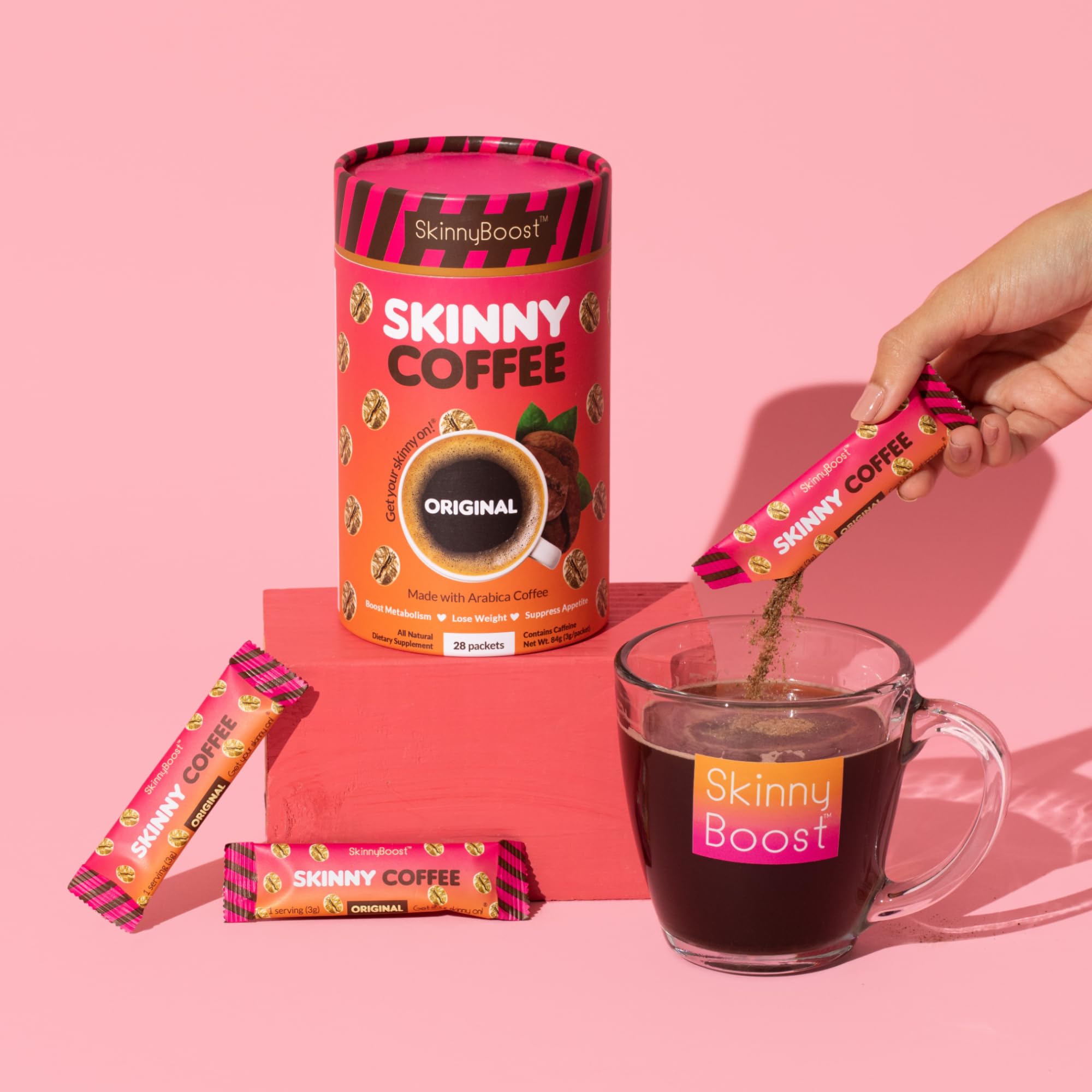 Amazon.com : Skinny Boost 3 Pack Original Skinny Coffee - Helps in