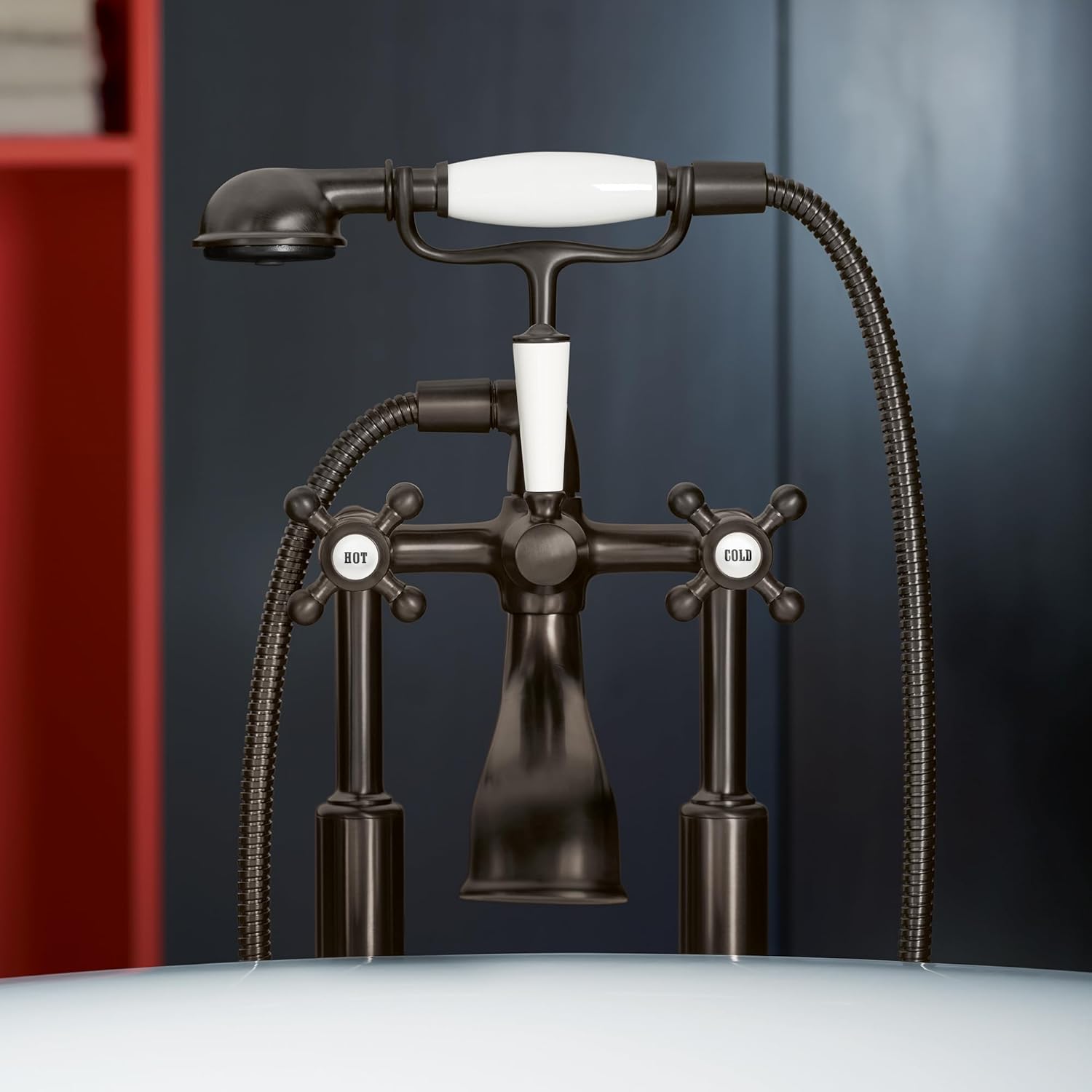 Dornbracht 25943360-06 Two-Hole Bath Mixer With Stand Pipes In Plati