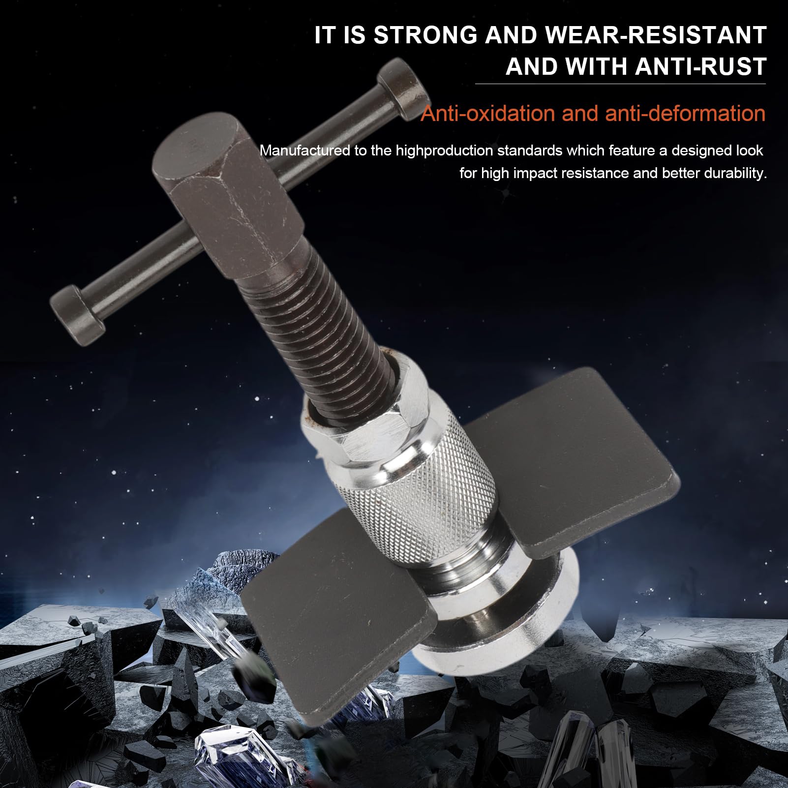 Strumento Arretratore Pistone Pinze Freno Universale Moto Pistoncini Freni Riparazione Professionale Nera