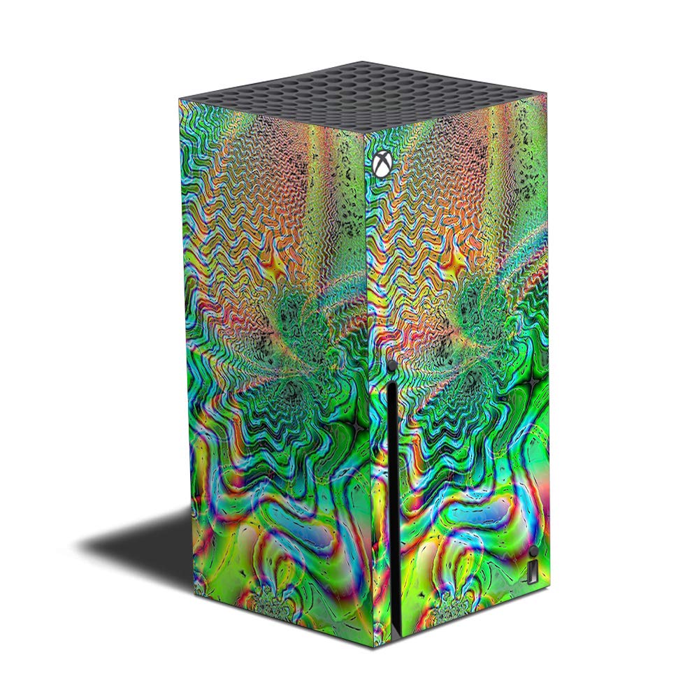 MightySkins Skin Compatible with Xbox Series X - Psychedelic | Protective, Durable, and Unique Vinyl Decal wrap Cover | Easy to Apply and Change Styles | Made in The USA (MIXBSERX-Psychedelic)