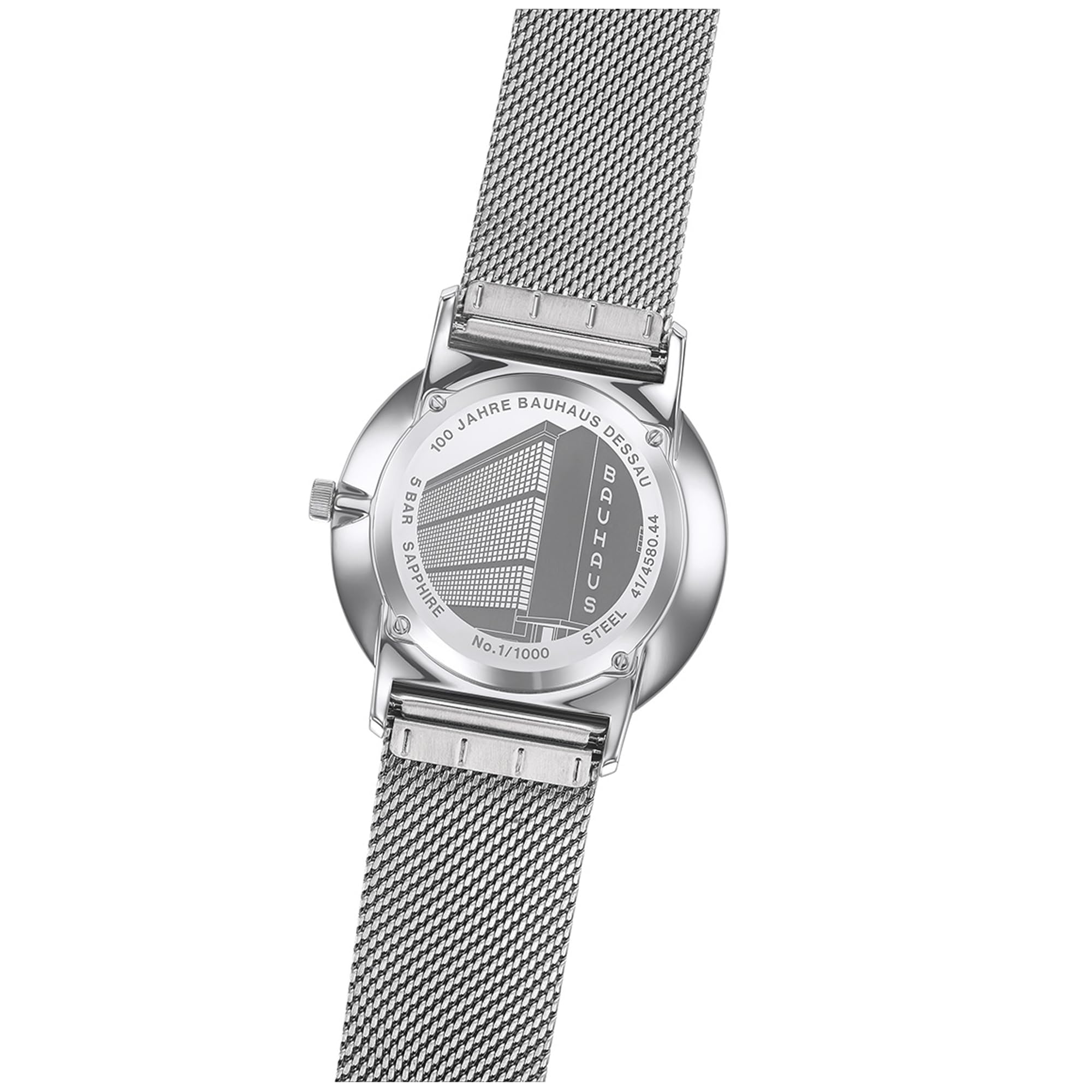 JUNGHANS Herrenuhr Form Quarz Bauhaus Edition 41/4580.44