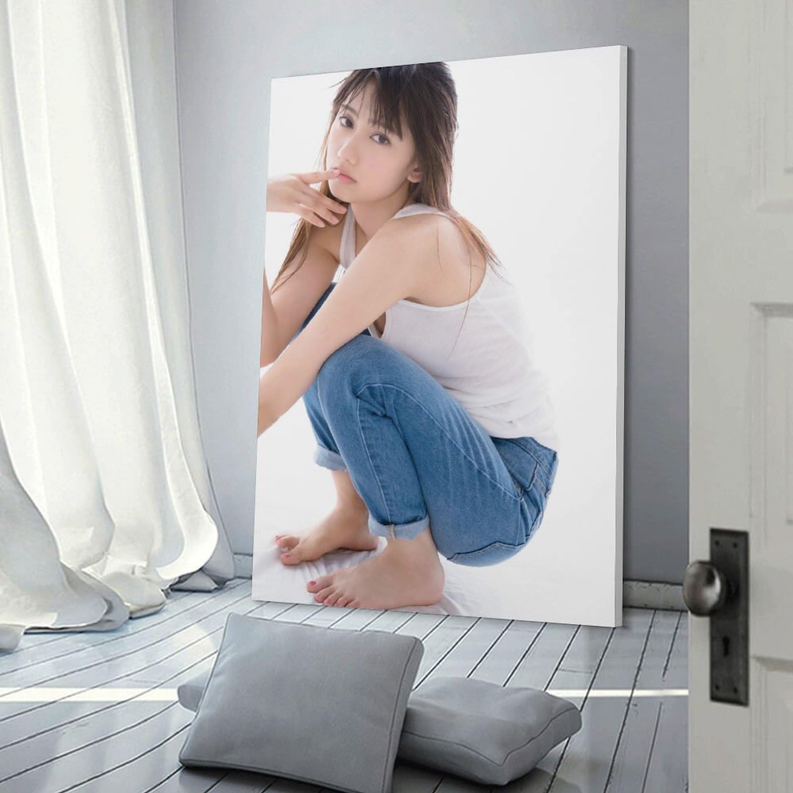 Amazon.co.jp: 黒崎レイナ写真フォトポスター86 キャンバスアート