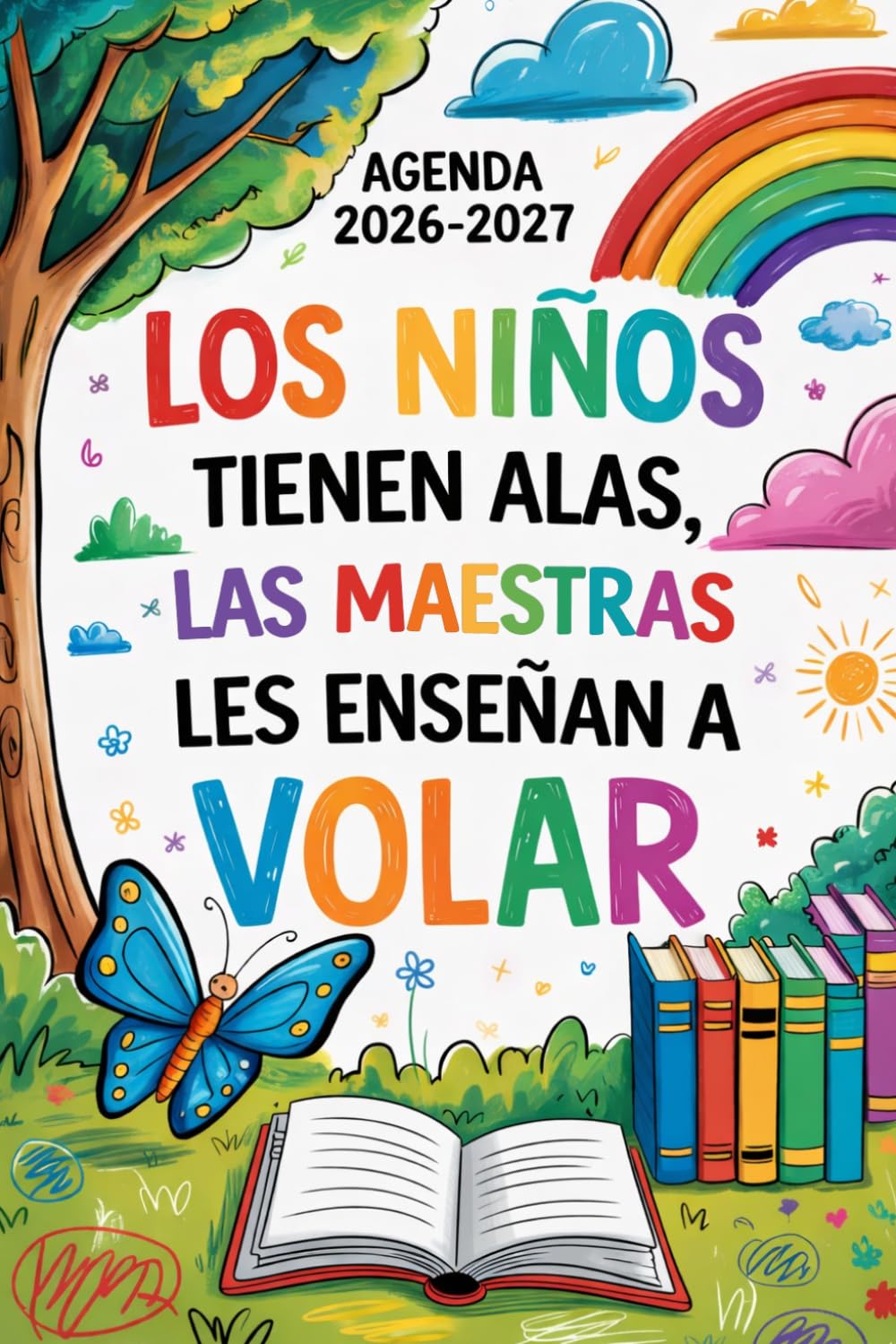 Agenda Maestra Infantil 2026 2027: Regalo profesora personalizado