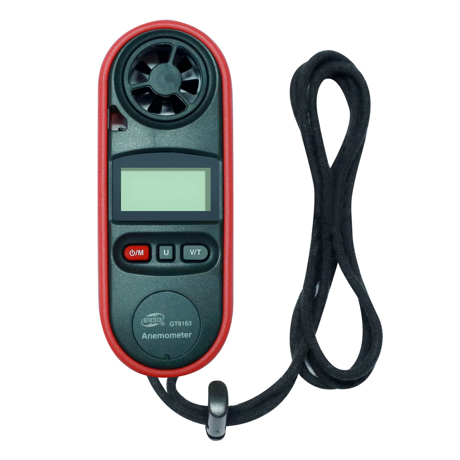 DTECH Digital Anemometer Handheld Wind Speed Meter CFM MPH Temperature Gauge Water Proof for Hunting Shooting Drone Flying Airflow Kite Sailing Fishing Windsurfing