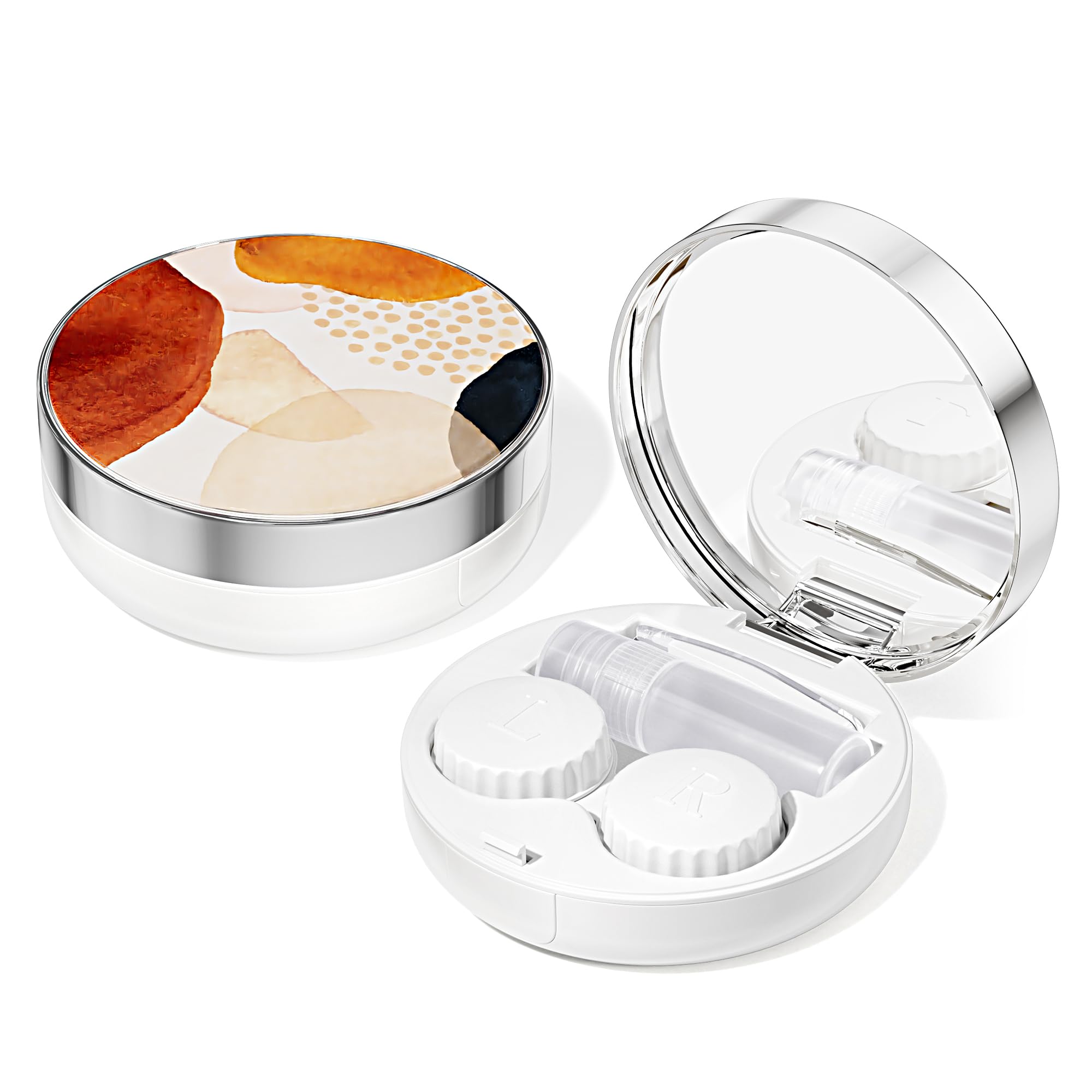 Lishae Contact Lens Case/Contact Case, Travel Contact Lens Case Cute Contact Case and Solution Perfect for Daily Travel Outdoor