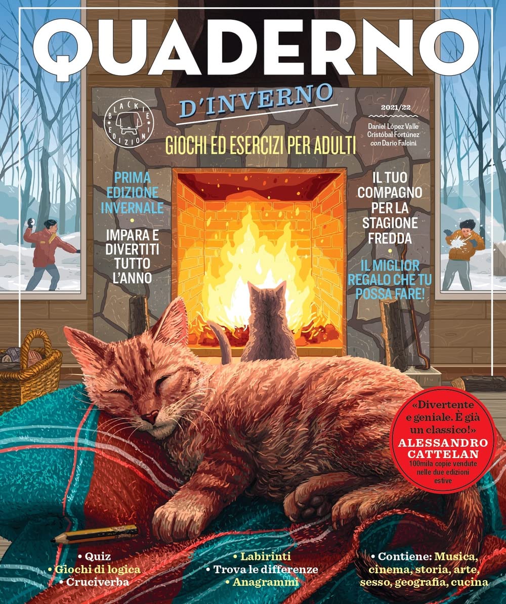 Blackie Edizioni Quaderno D'inverno L'originale Giochi Esercizi E Passatempi Per Adulti: Vol. 1 - 4
