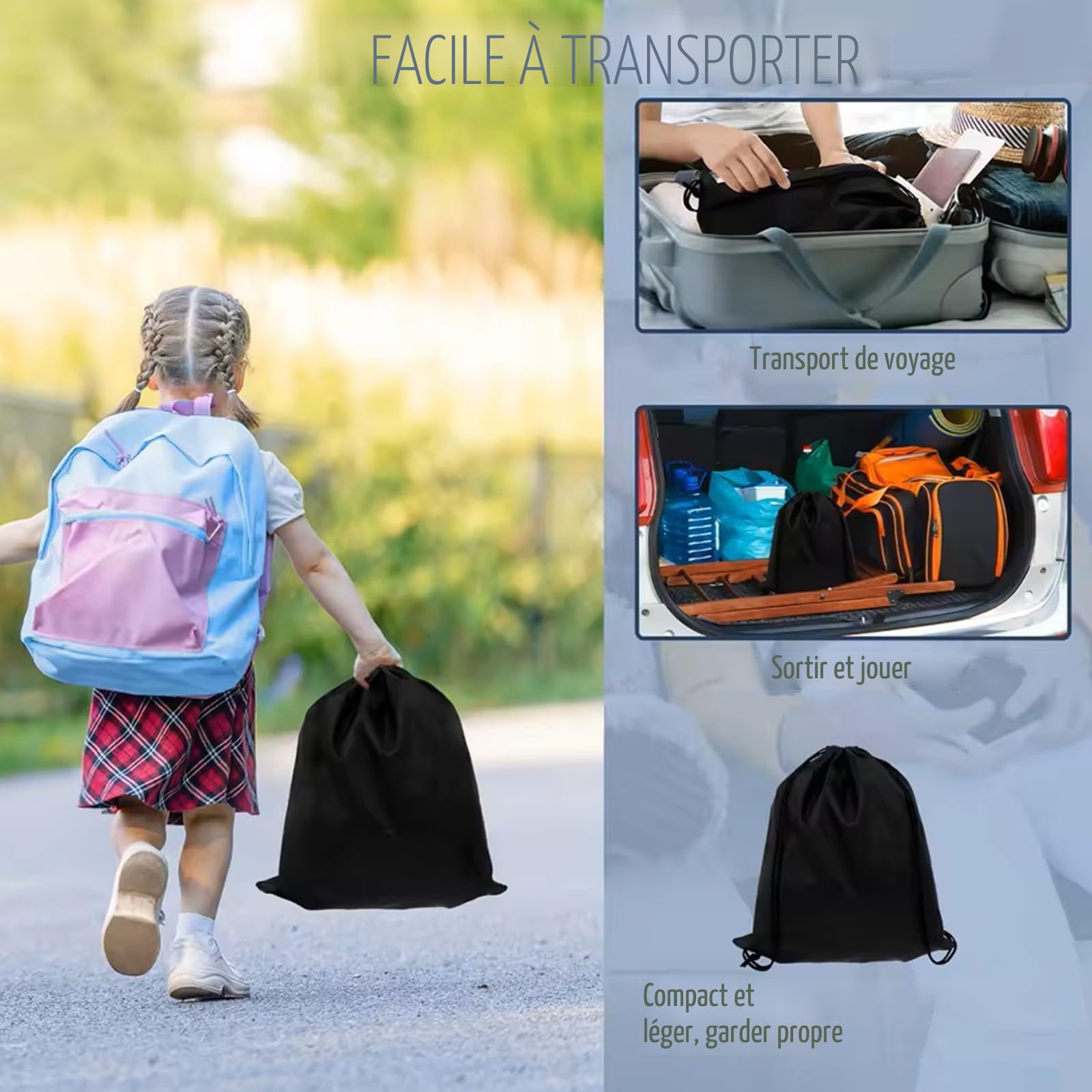 Coussin gonflable en PVC pour tout-petits, siège de voyage, rehausseur de voiture portable pour enfants