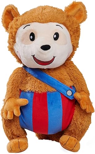 Simba 109241017 Bobo Siebenschläfer - Juguete de peluche, canta conmigo, reproduce música, 13.8 in, para niños a partir de 3 años