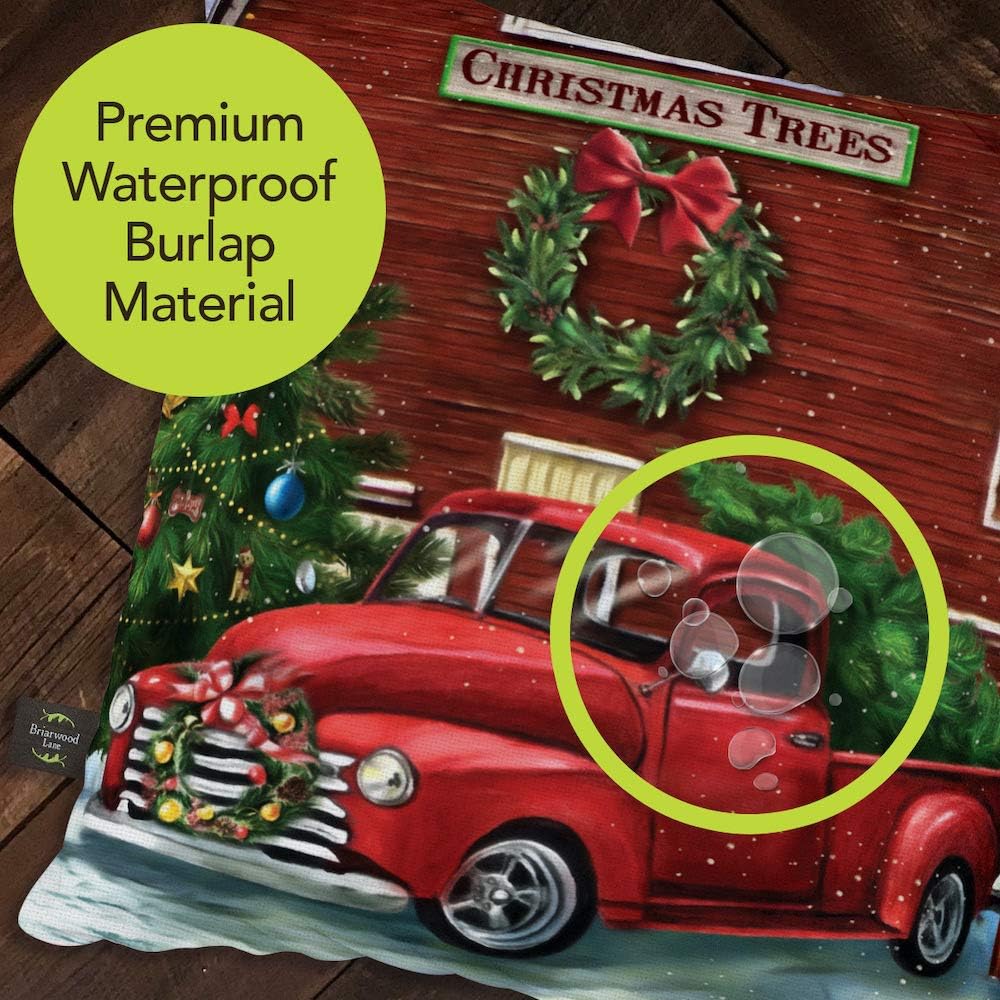 Briarwood Lane Christmas Tree Farm Decorative Pillow