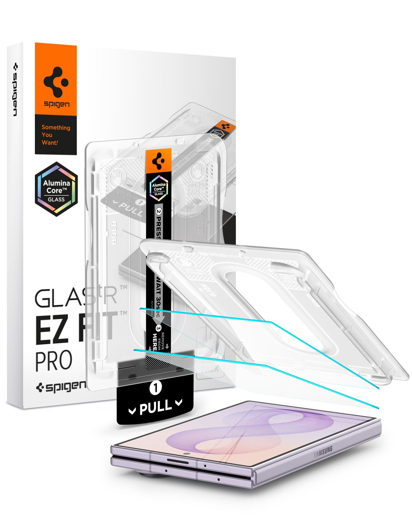 Spigen EZ Fit Pro Tempered Glass for Galaxy Z Fold 8 [2P] | Screen Protector Guard-image-14
