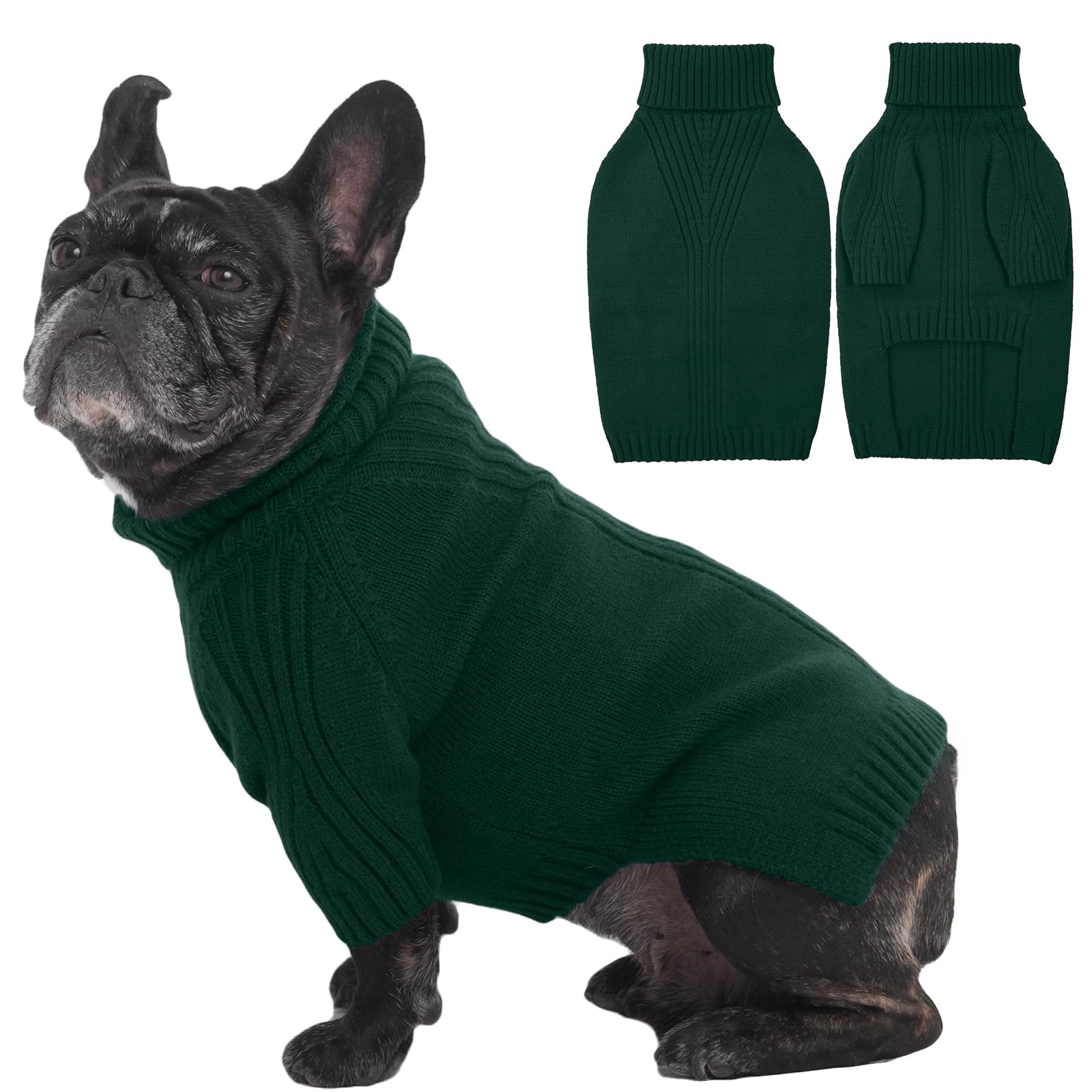 Maglioni Per Cani Taglia M Lavorati A Maglia Con Dolcevita