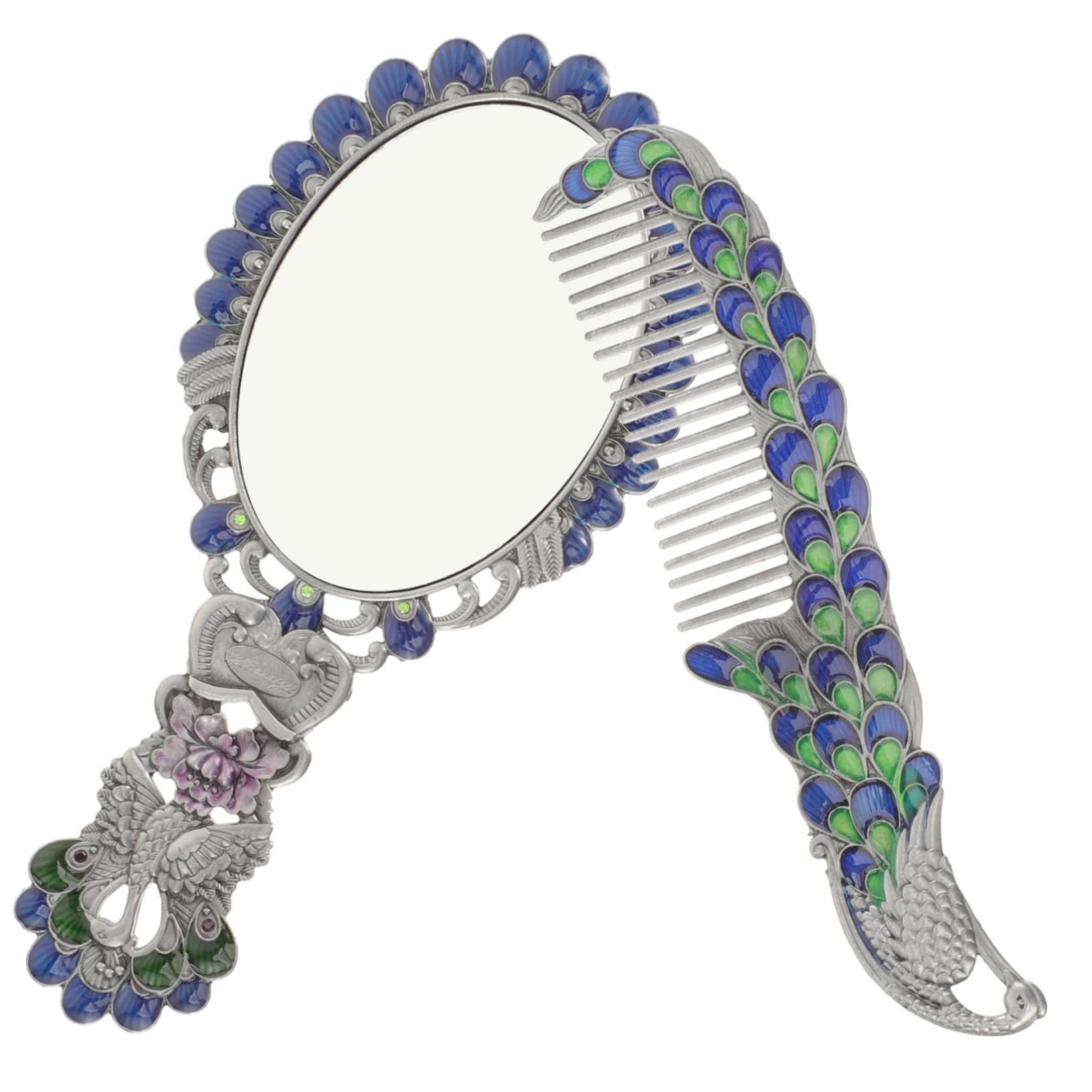 Miroir de coiffeuse vintage portable pour retouches maquillage nomades