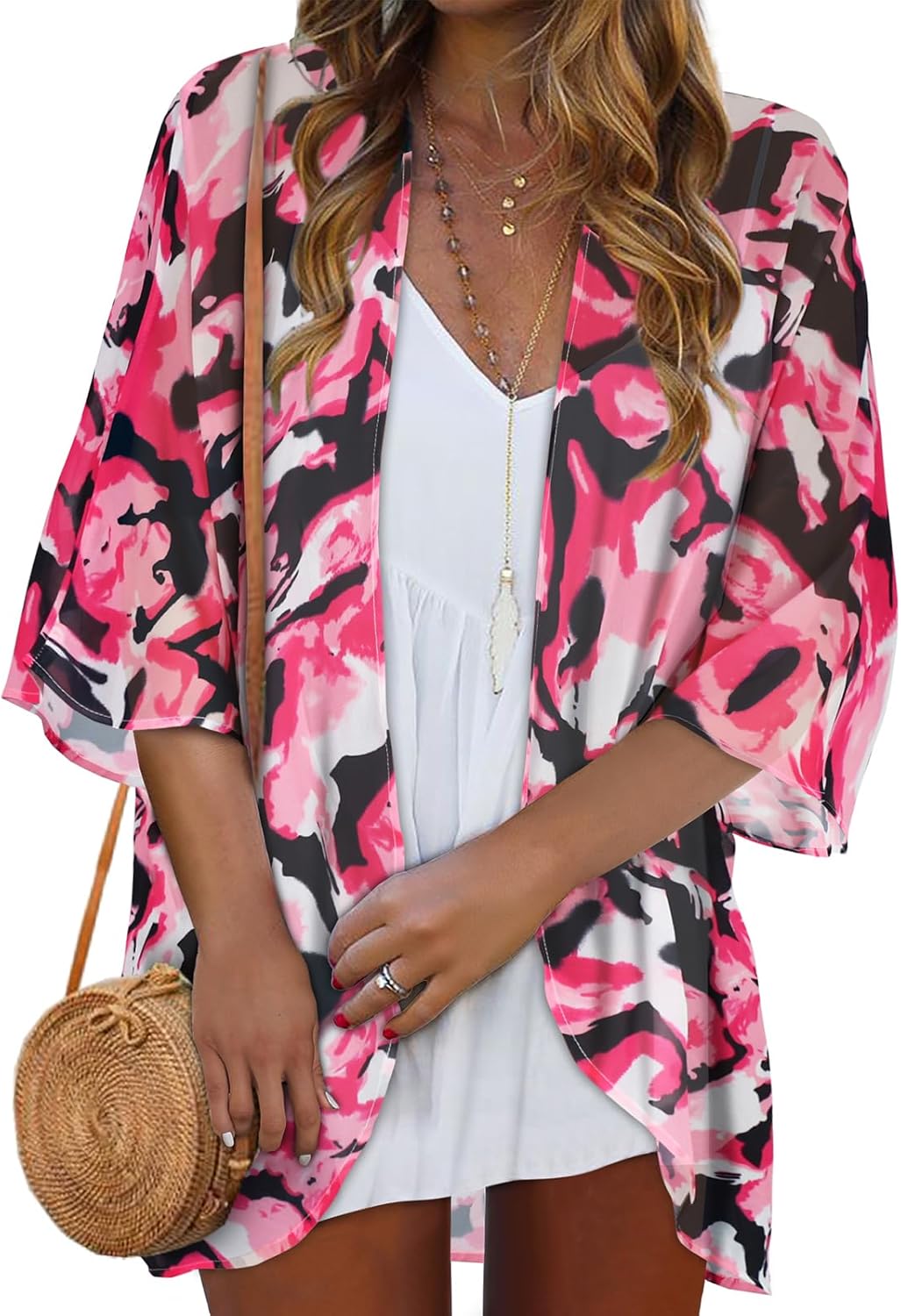 Pink Black Tie-dye