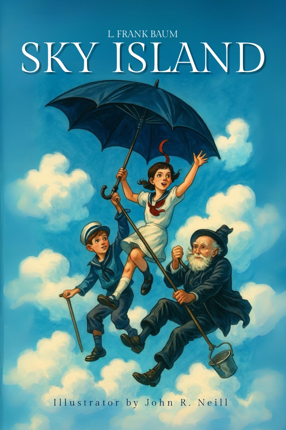 Sky Island : Being the Further Exciting Adventures of Trot and Cap'n Bill after Their Visit to the Sea Fairies: with original Illustrations & Annotated