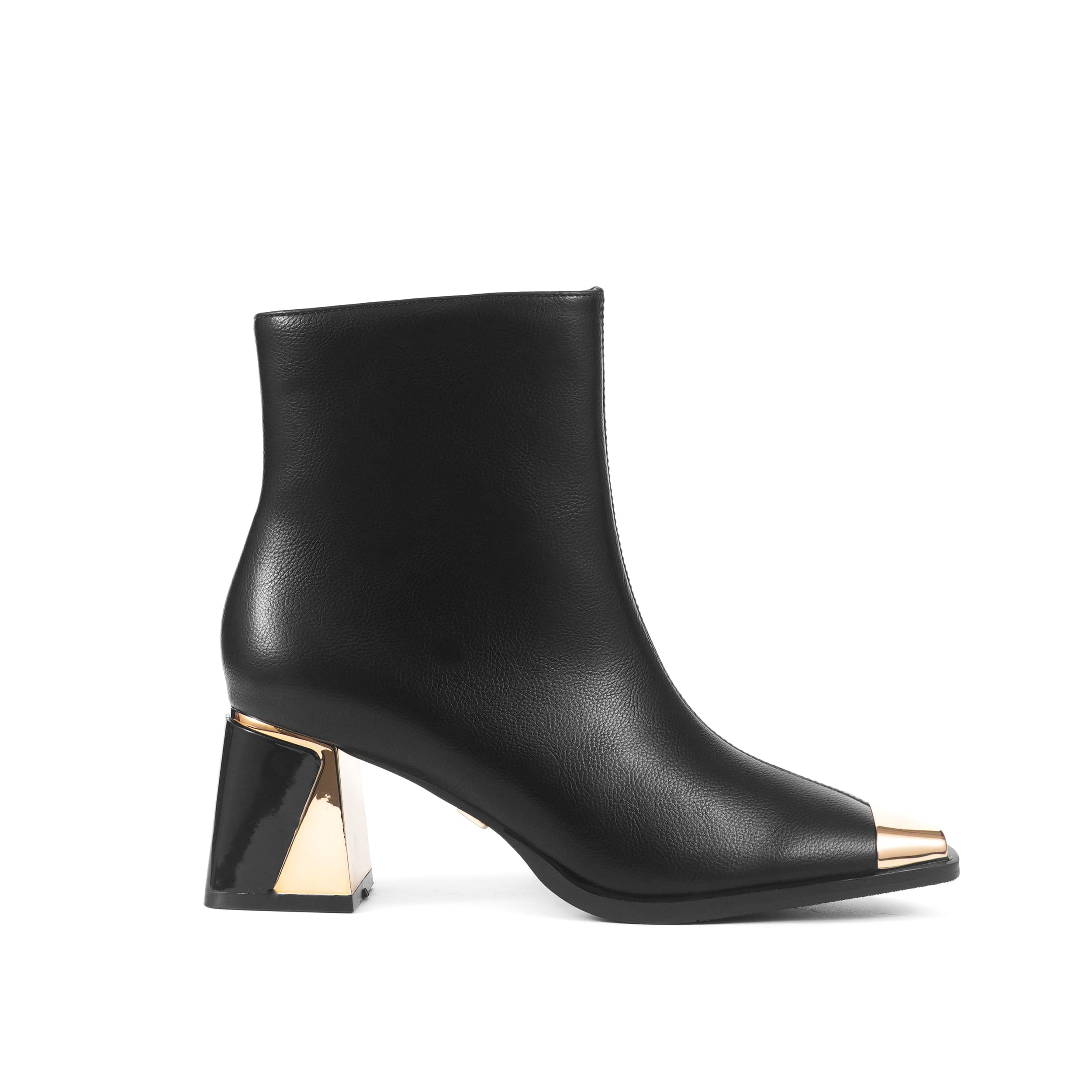 Ninety Union Terry Womens Boot Ankle Boot with Square Toe and 2 5 Block Heel Side Zipped Bootie