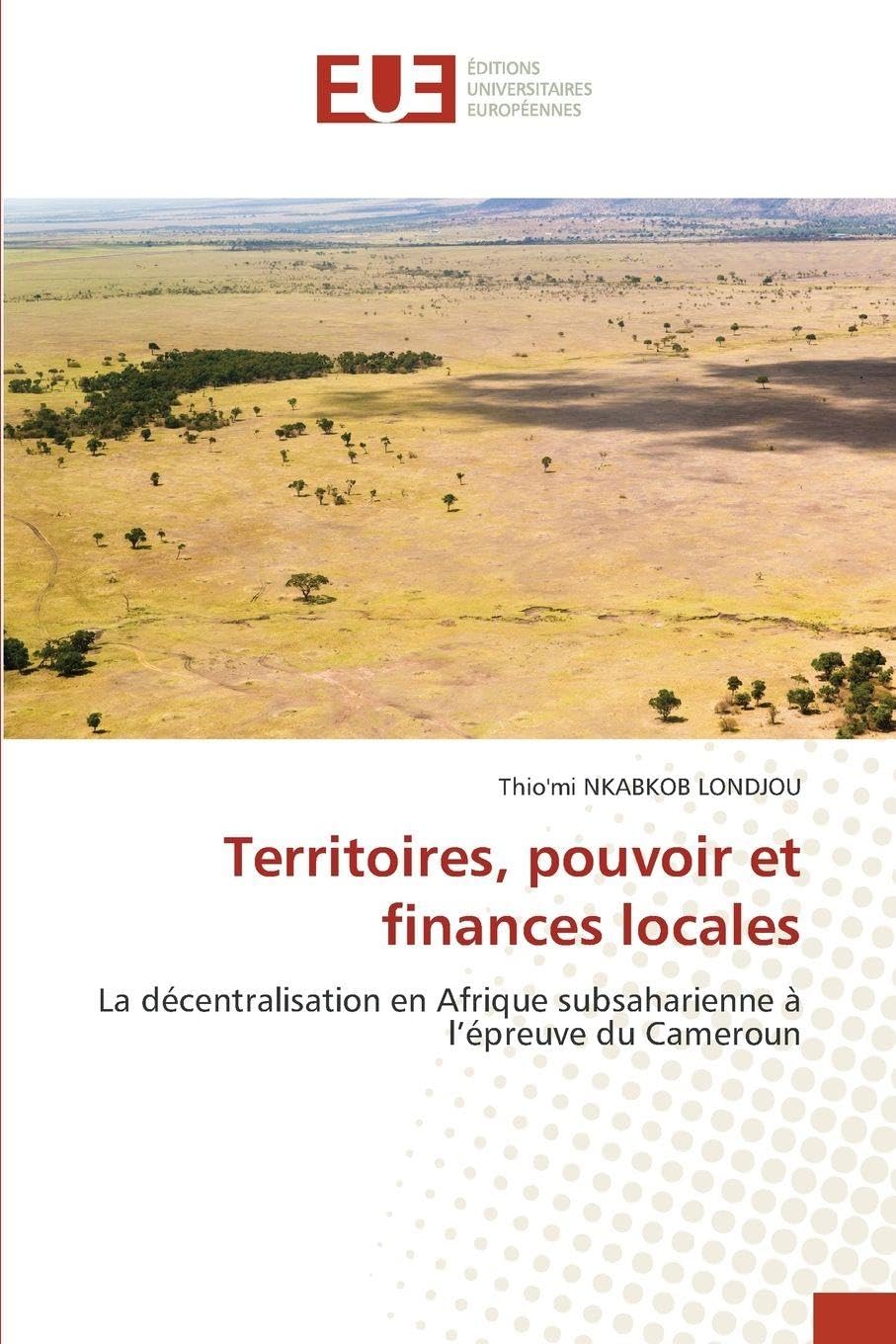 Territoires, pouvoir et finances locales: La décentralisation en Afrique subsaharienne à l'épreuve du Cameroun