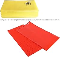 Vista 4 de Cera de abeja flexible de cera de abejas 2 piezas DIY prensa peine de goma hojas de cera de abejas hojas de panal hacer prensa máquina de grabado