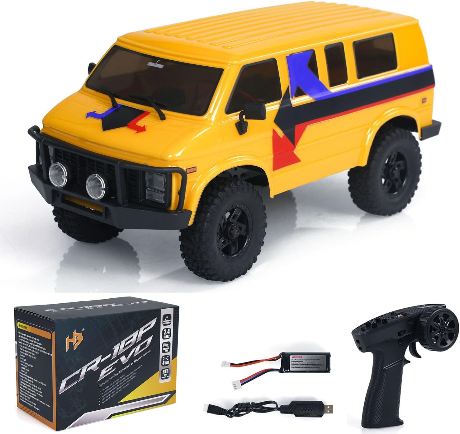 TOUCAN RC HOBBY 1/18 RTR RC Crawler Car 4Wd Remote Control Off-Road Vehicles Model