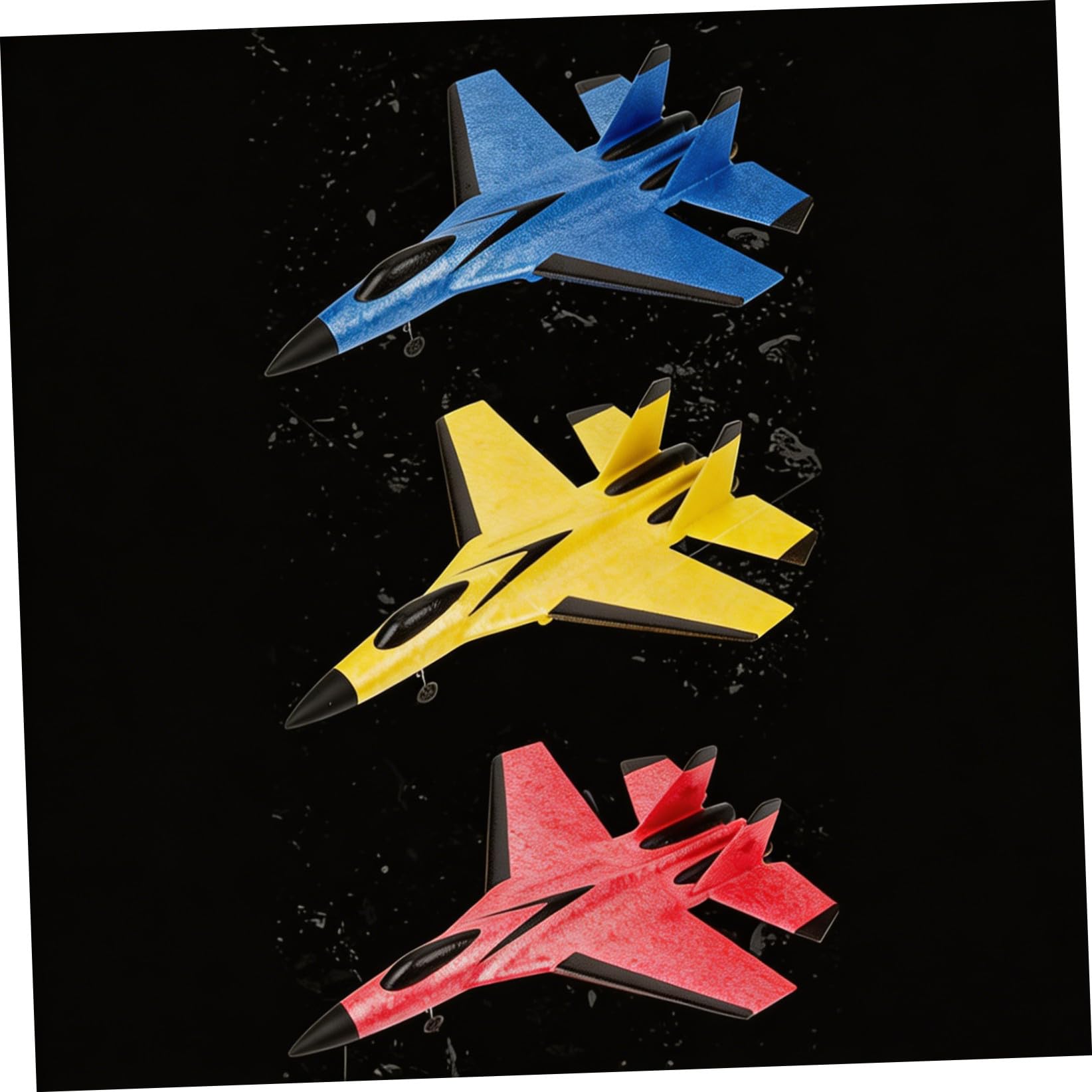 ibasenice Aereo Rc Elettrico per Ragazza Aliante ad Ala Fissa Bilaterale Realizzato in Materiale Epp Resistente Ricaricabile Tramite Cavo USB