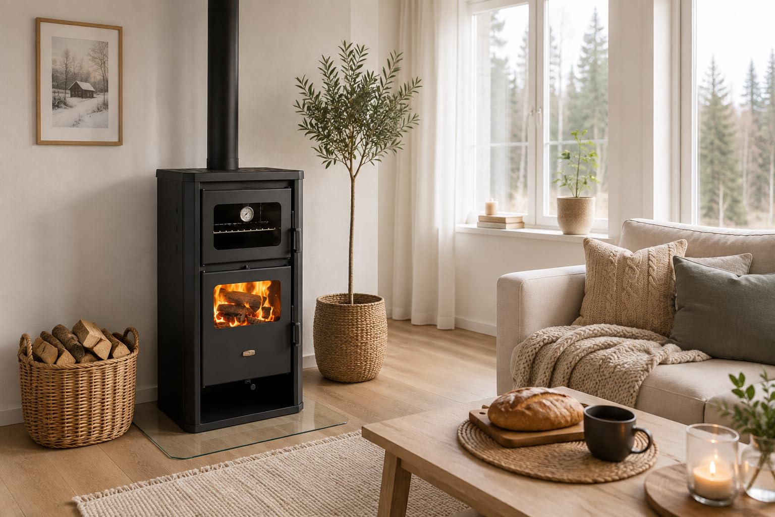 Prity - Stufa FM D con forno, 12 Kw