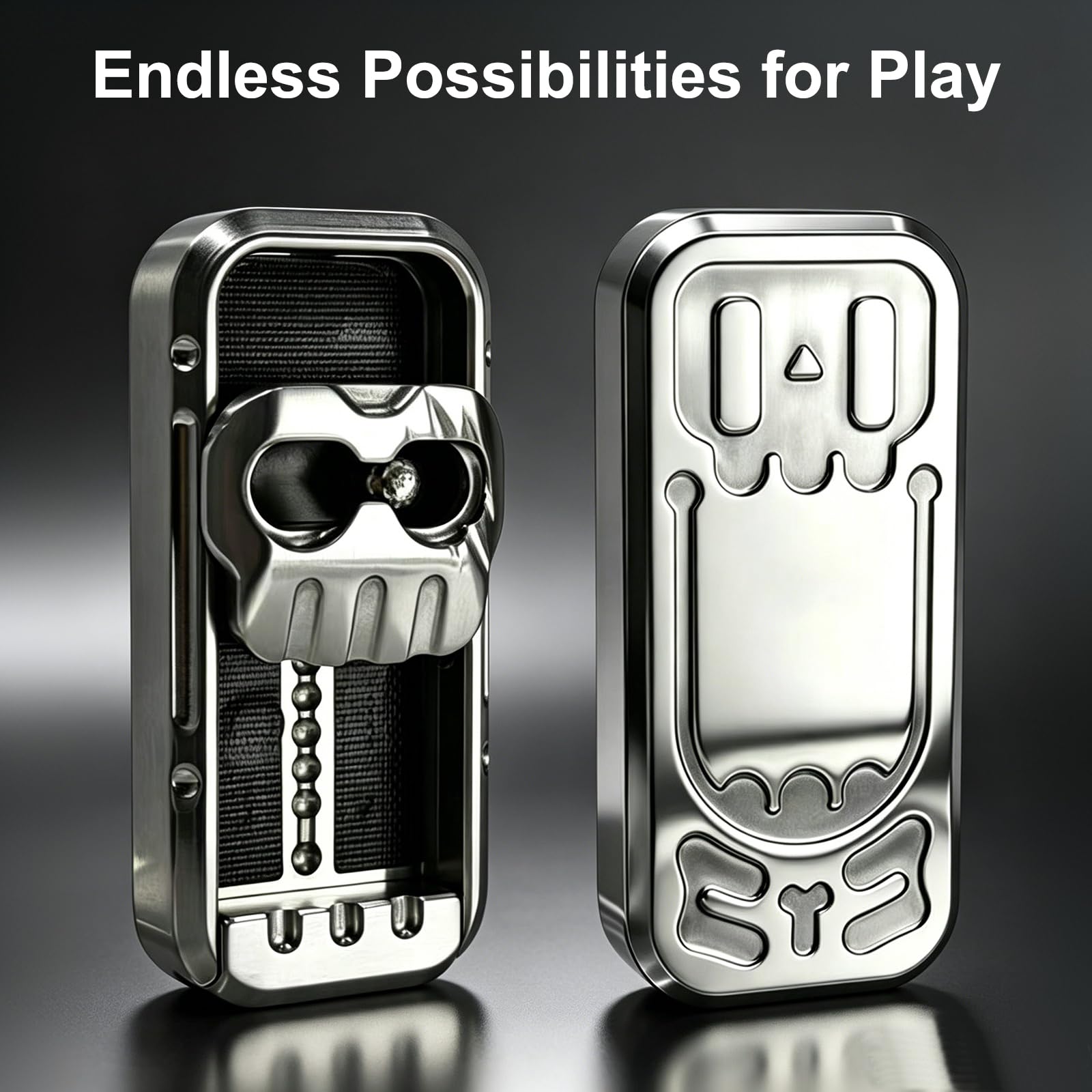 Fidget Toy in metallo, slider toys per adulti, ufficio, antistress