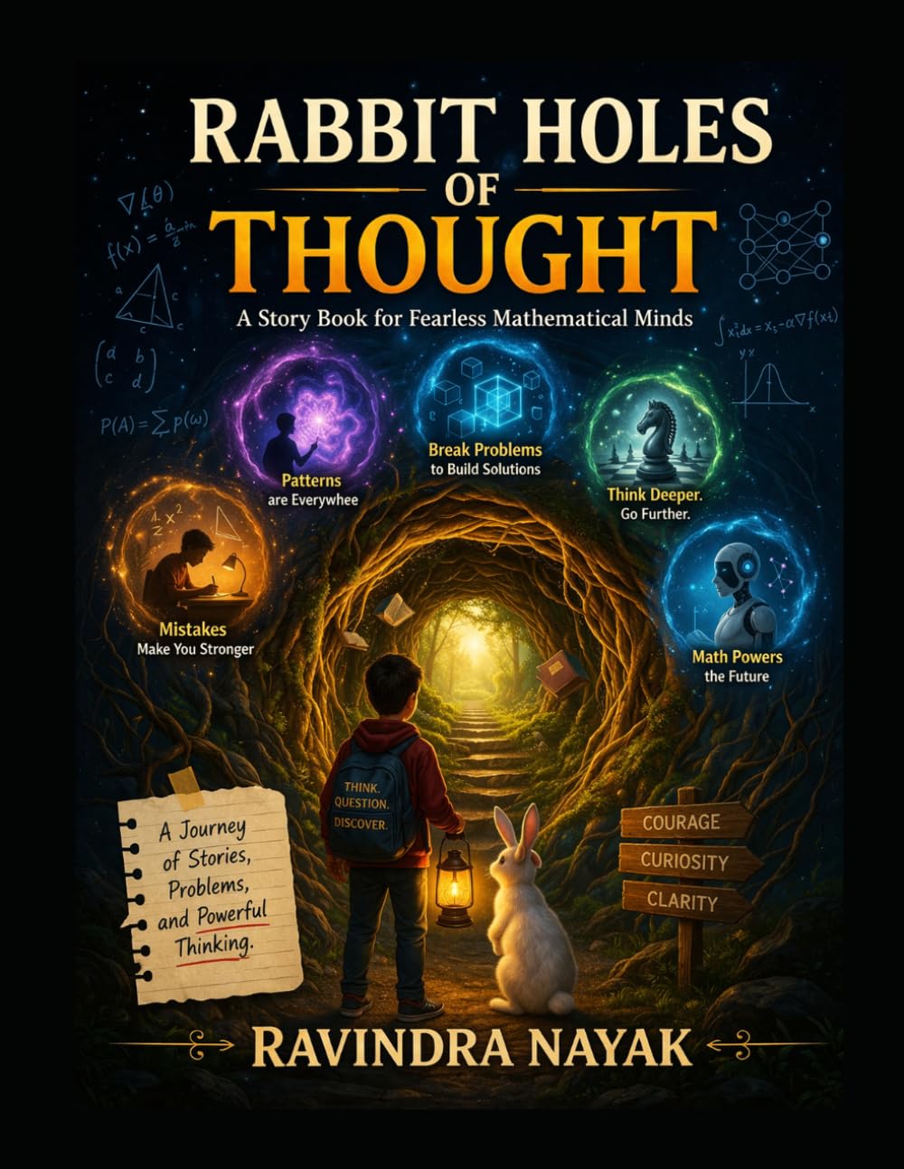 Rabbit Holes of Thought:: A Story Book for Fearless Mathematical Minds (The AI Mathematics Ladder Building Intelligence from First Principles)
