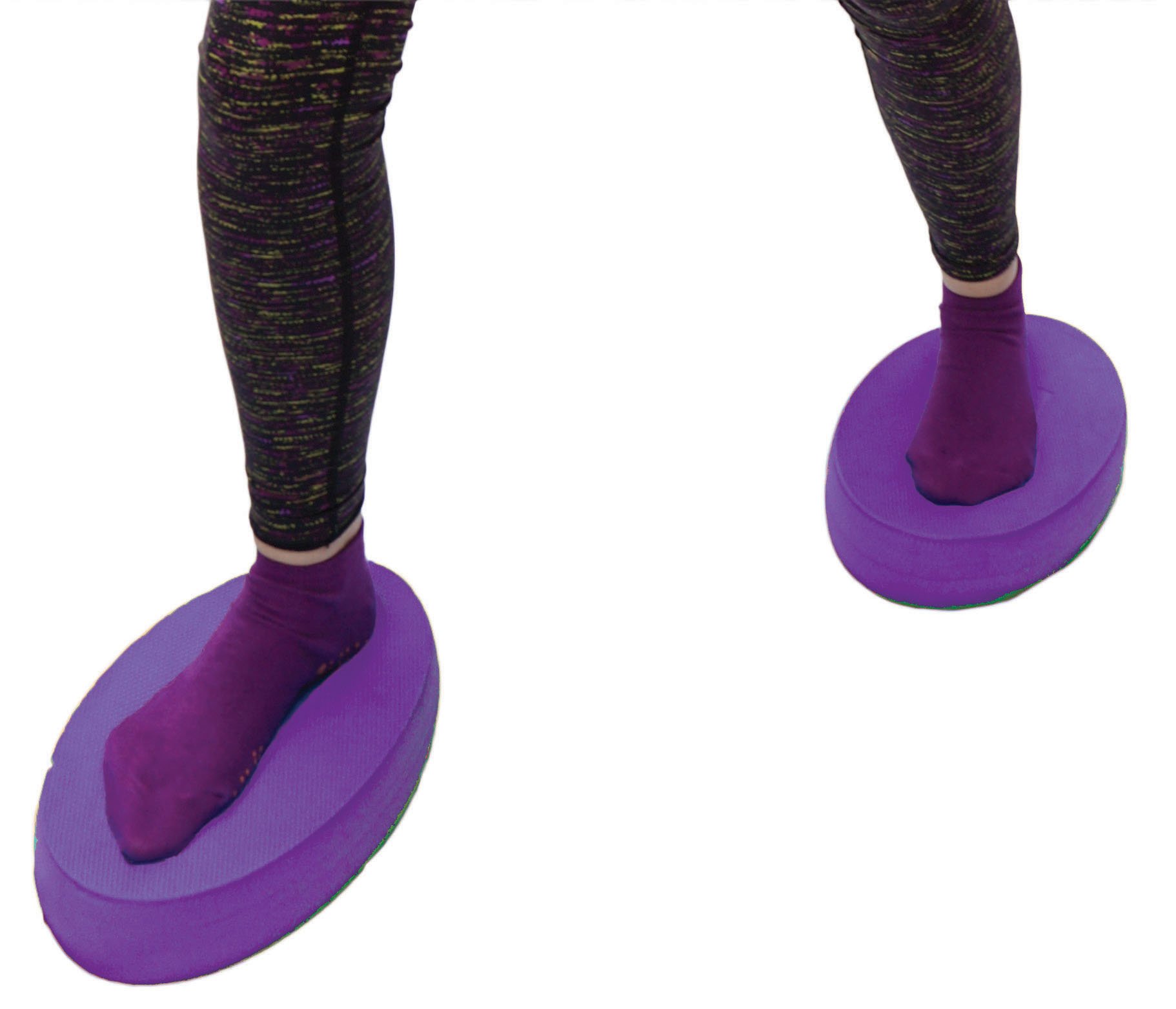 FitProducts Oval Balance Pads: Ideal für Physiotherapie, Pilates, Yoga, Kampfkunst Balance/Ausdauer/Kernstabilität/Krafttraining, Bewegungsrehabilitation und vieles mehr! (Lila)