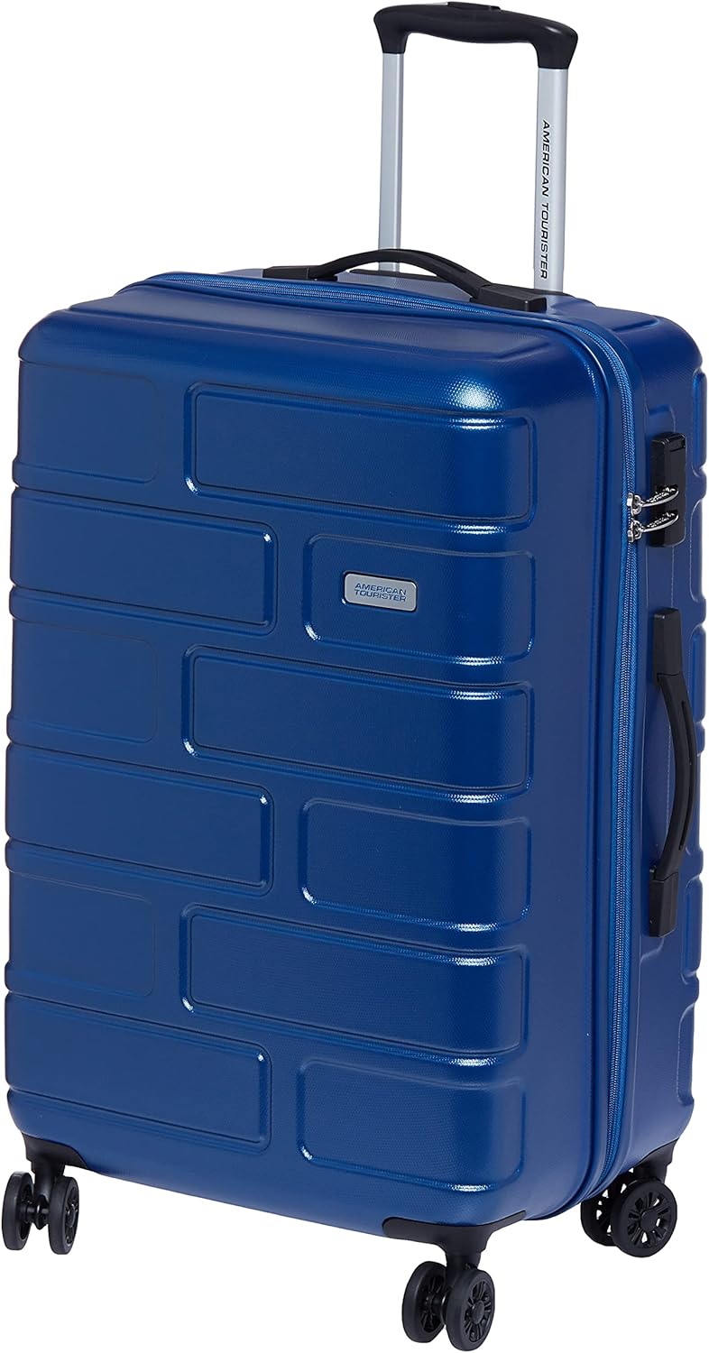 American Tourister Bricklane Hard Cabin Luggage Trolley Bag 69 cm blue