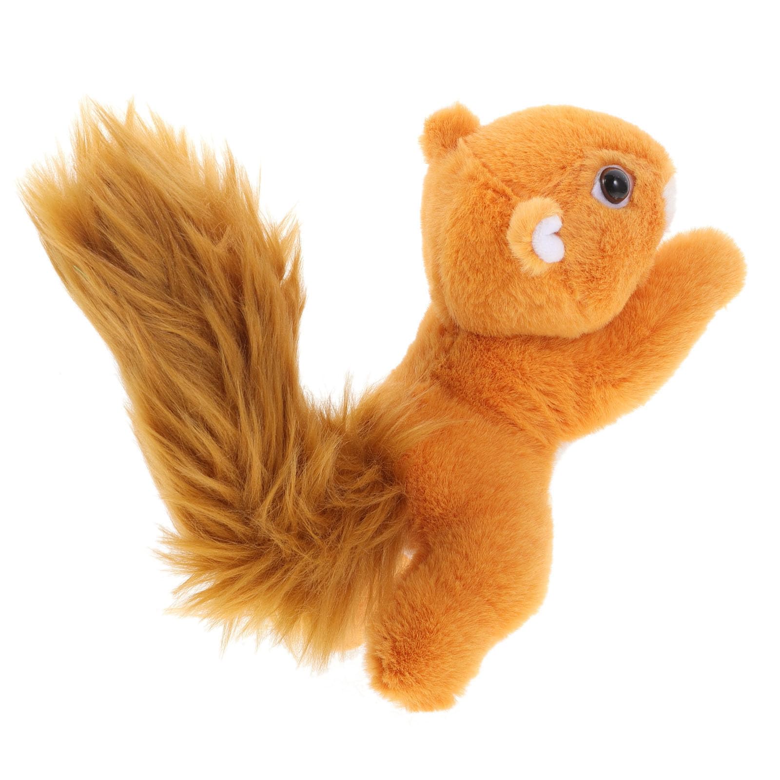 Alasum Plush Squirrel Shoulder Accessory Soft Stuffed Animal Toy for Party Costume Kids Role Play and Bag Decoration