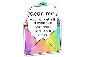 3pcs Your Anxiety is Lying Mental Health Stickers