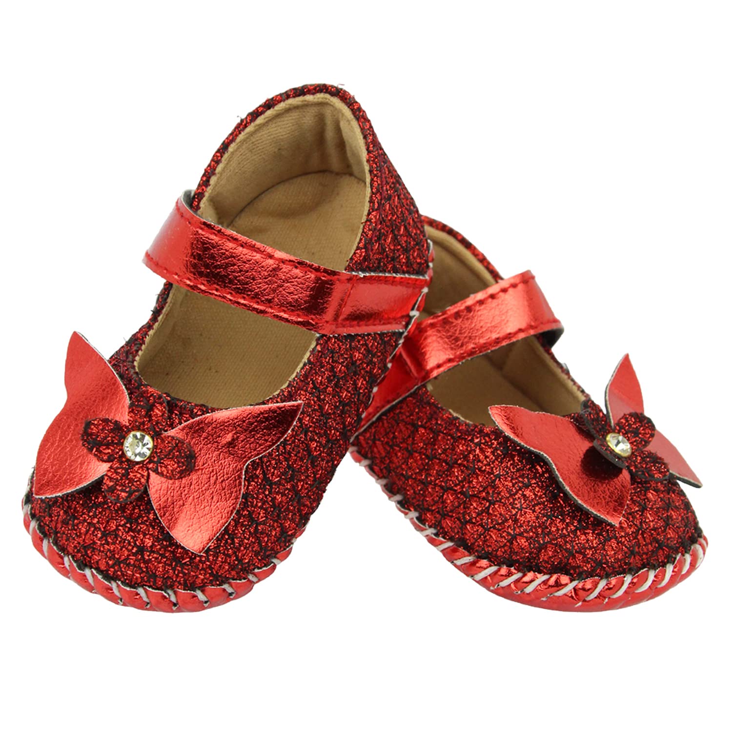 Neska Moda 6 To 12 Months Baby Girls Synthetic Leather Floral Sandal Booties (Red)-BT1616 (B0BYDF91P2) Amazon Price History, Amazon Price Tracker
