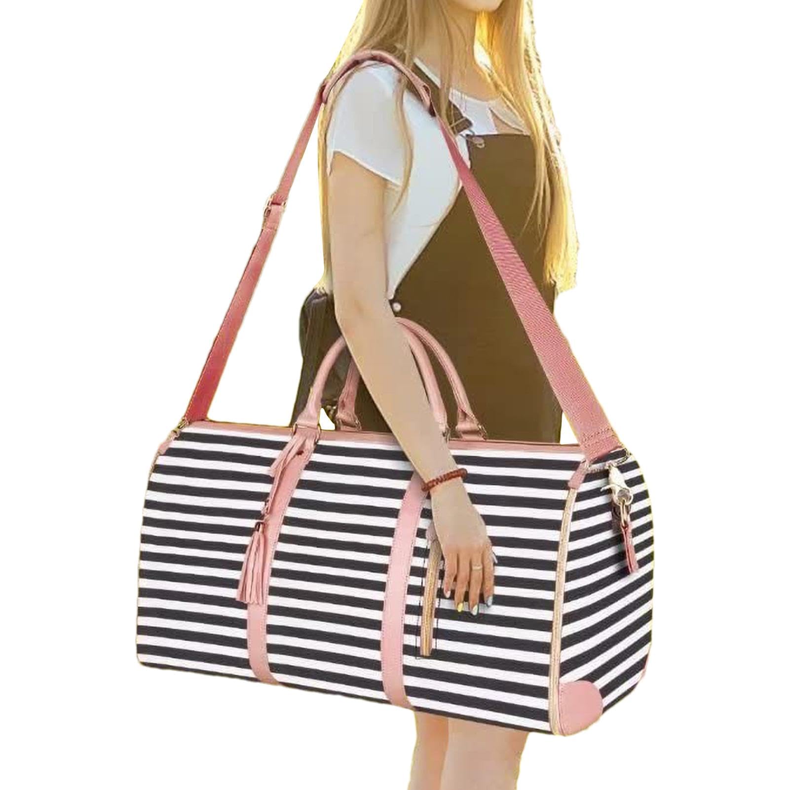 Borsa da viaggio pieghevole, 2 in 1, per vestiti, da viaggio, da 50 l