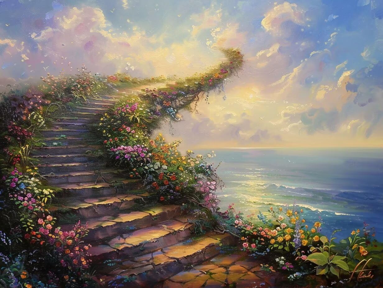 Diamond Painting Ozean, 5D Diamond Painting Erwachsene Landschaft Diamant Painting Bilder mit Diamond Painting Zubehör, DIY Malen nach Zahlen Crystal art Basteln, für Deko Wohnzimmer 100x150cm S2-162