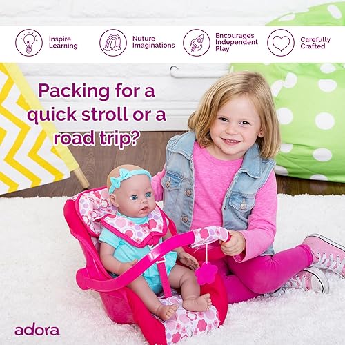 Miniatura 8 de Accesorio de asiento de auto para muñecas y animales de peluche, perfecto para niños de 3 años o más