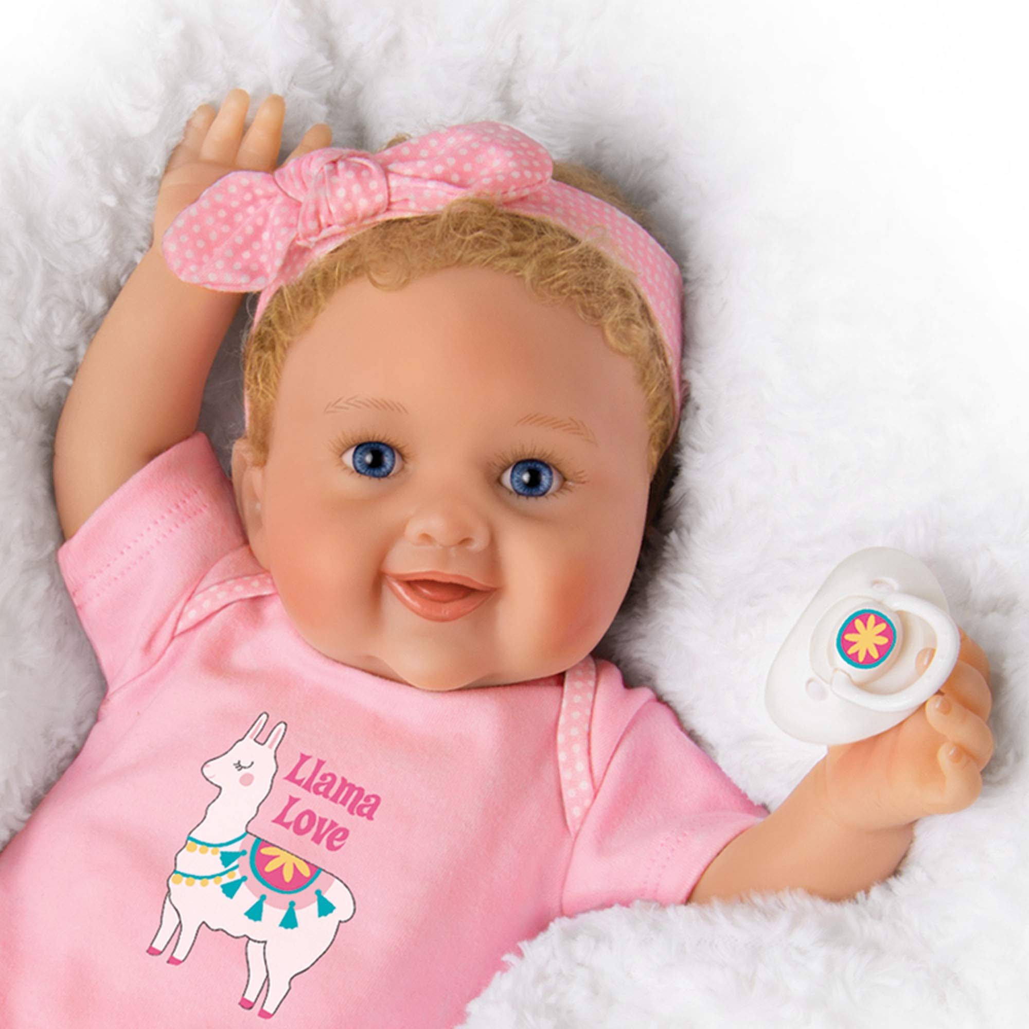 Ashton Drake ‘Llama Love’ So Truly Real® Baby Girl Doll – A So Truly Real® Baby Girl Collector's Doll with our signature RealTouch® Vinyl, Weighted Body and Baby Powder Scent. The Galleries.