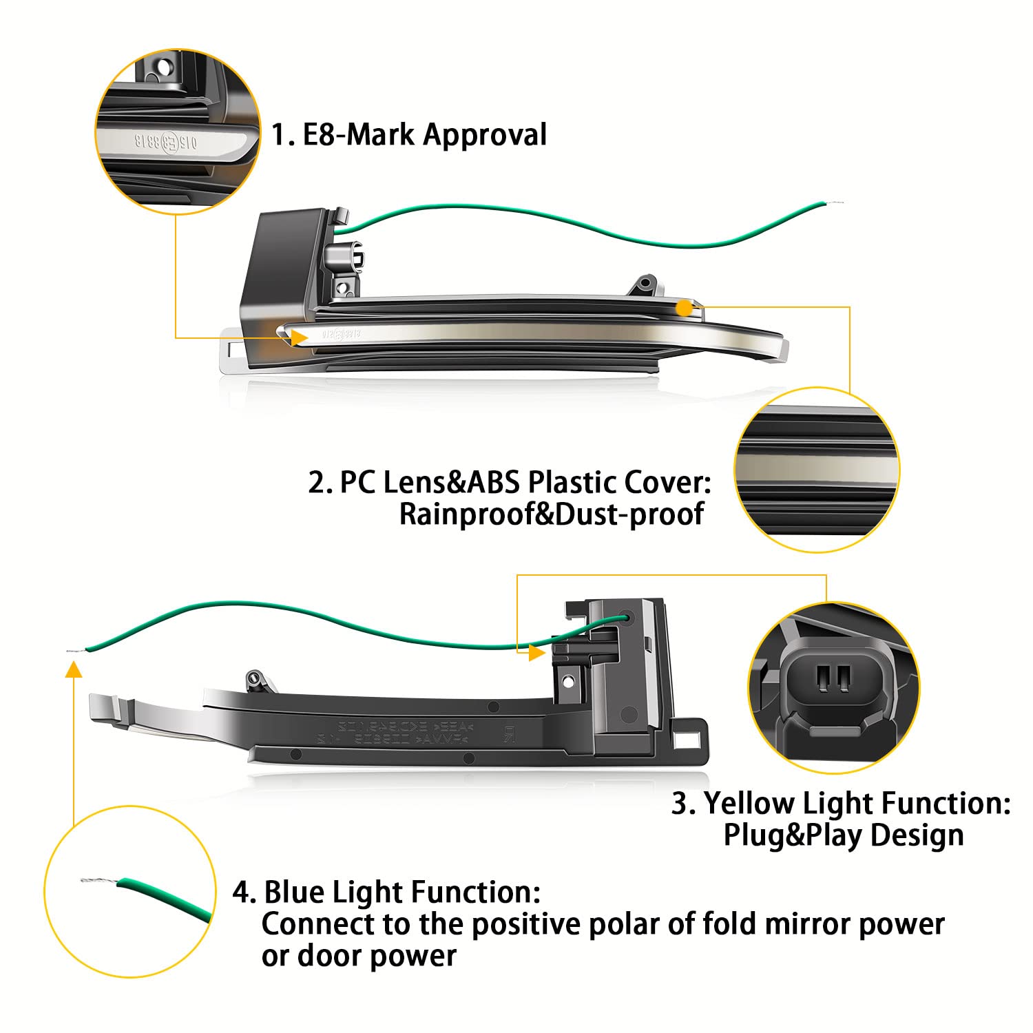 Carte LED de rechange pour clignotants One Up Led 24 V - Tecno Automatisation LEDLP5T