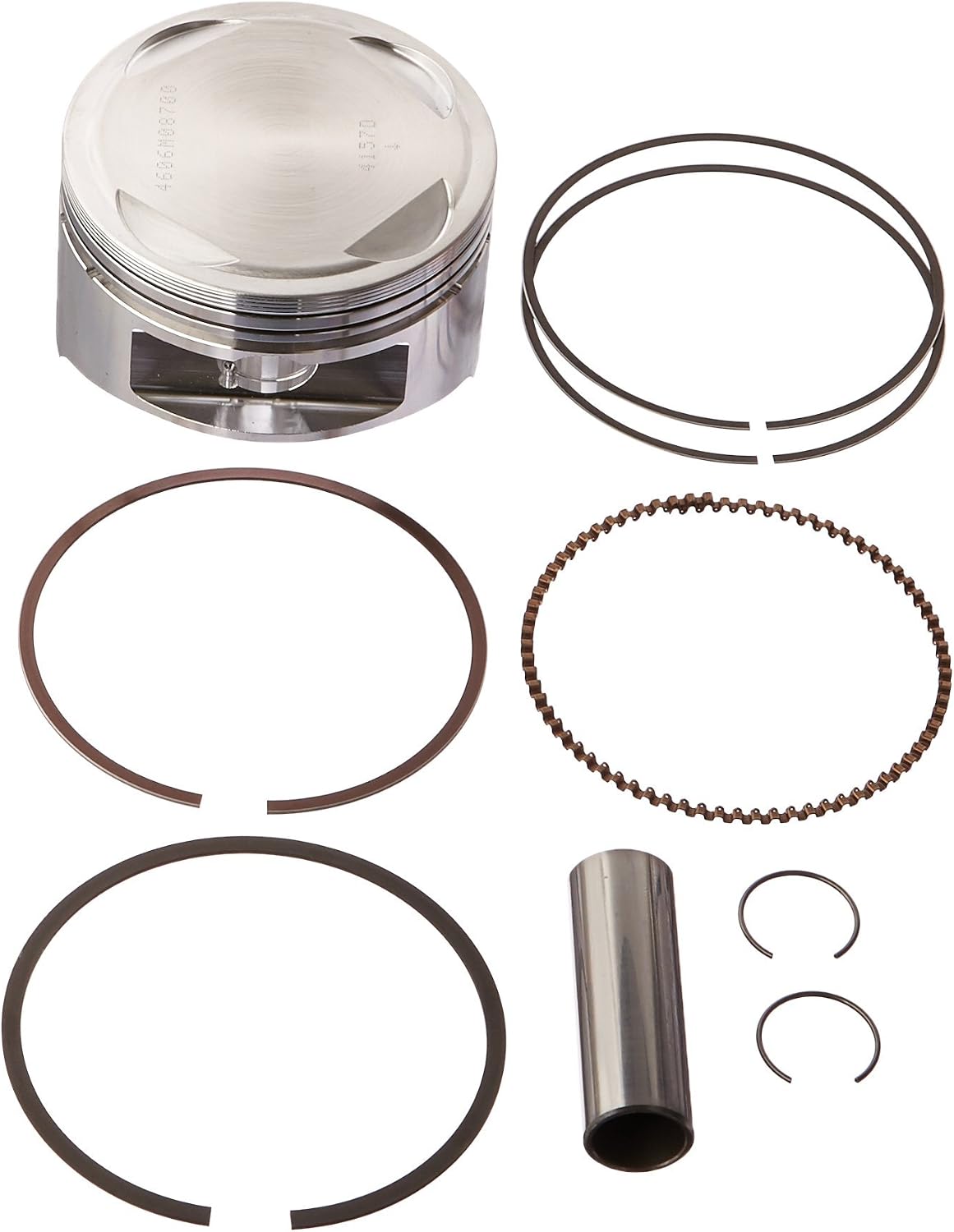Wiseco 4606M08700 87.00mm 10:1 Compression 416cc Motorcycle Piston Kit