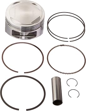 Wiseco 4606M08700 87.00mm 101 Compression 416cc Motorcycle Piston Kit