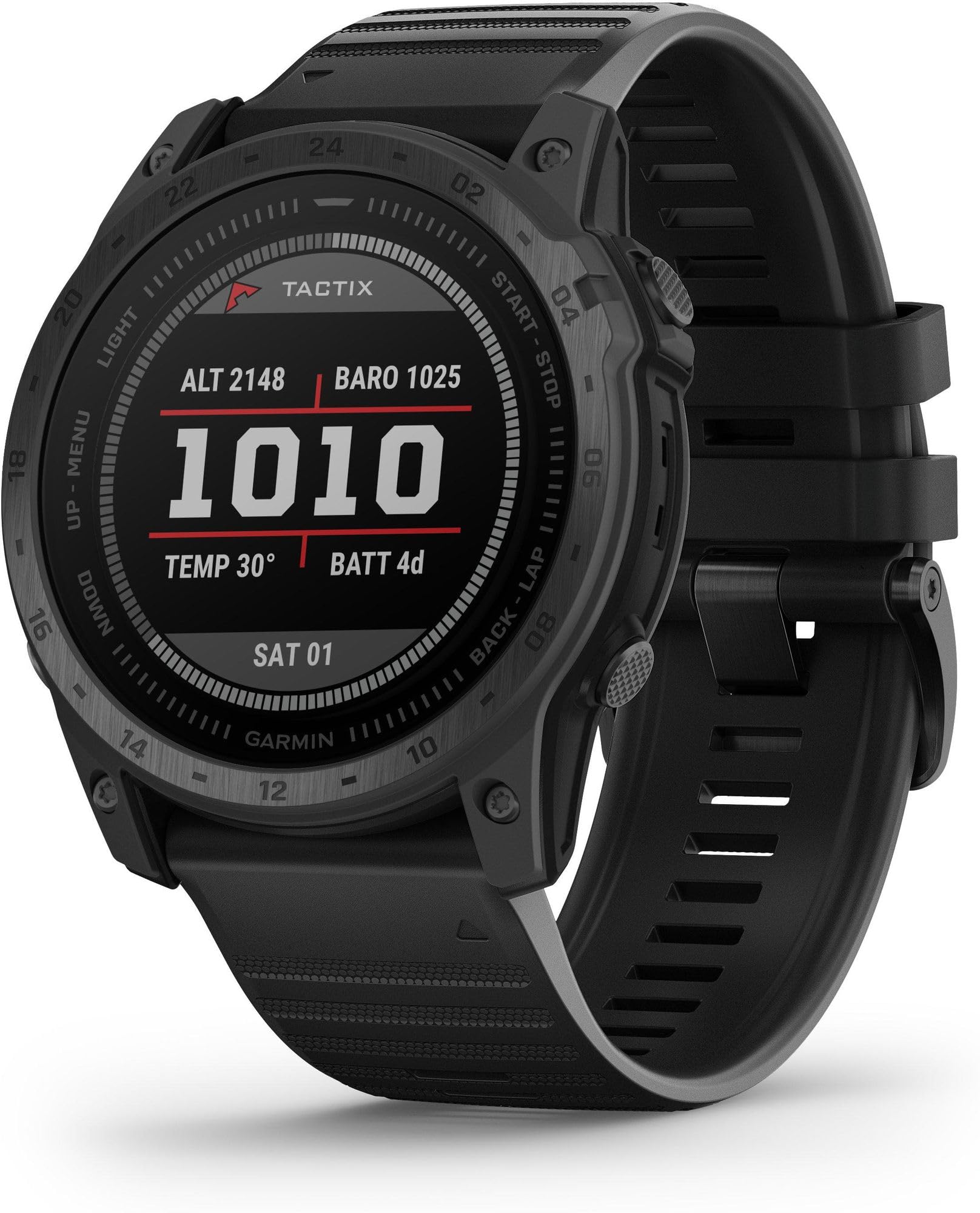 Garmin tactix® 7 - Standard Edition Montre GPS Tactique avancée avec Bracelet en Silicone Numéro de référence 010-02704-01