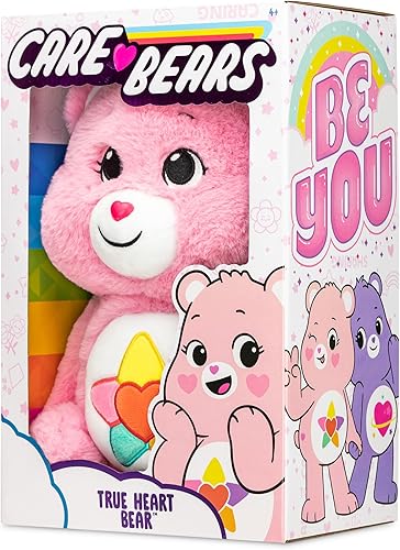 Miniatura 7 de Care Bears Basic Fun 22413 True Heart Bear, Cute Collectible Soft Toy, 35 cm, Soft Toys and Soft Toys for Children, Adorable Teddy Bears for Girls