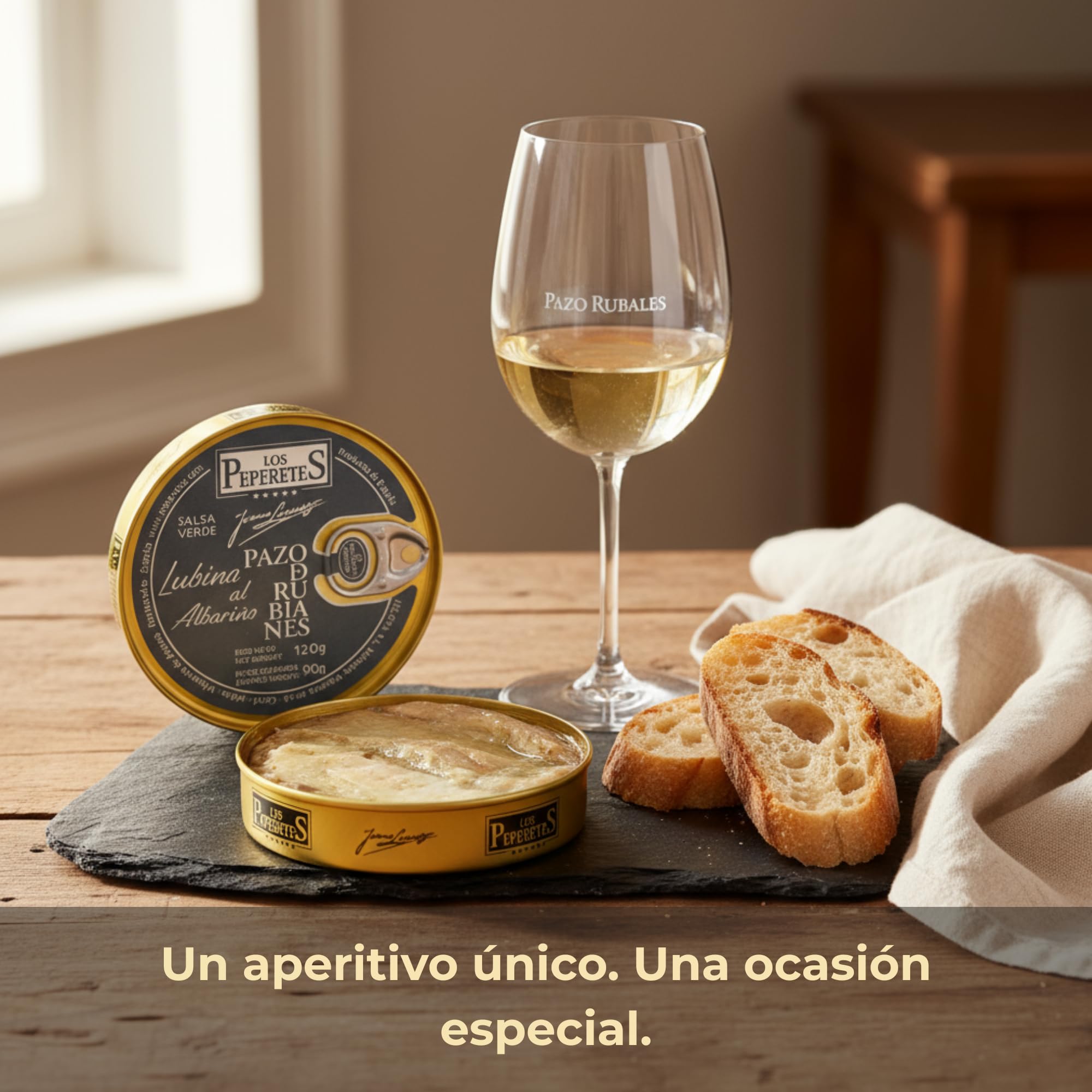 LOS PEPERETES Pack Superior Marisco Gallego con Terras Gauda | Berberechos ×2 · Centollo ×2 · Lubina al Albariño ×2 | Lote Gourmet Premium