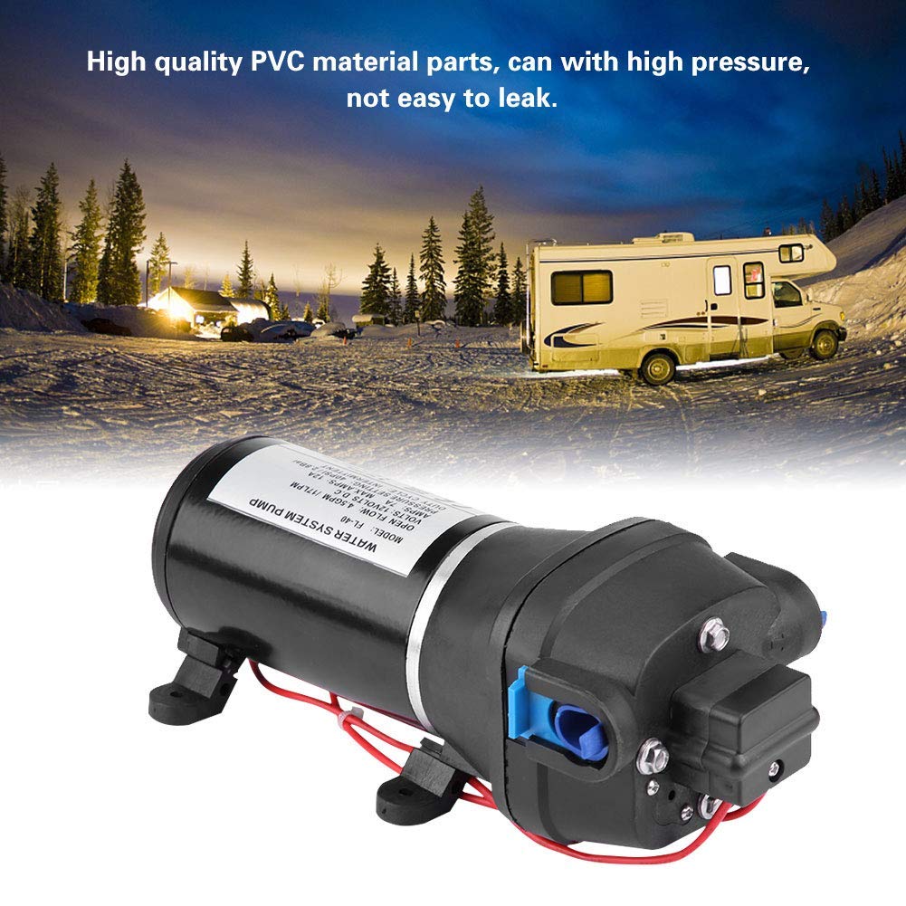 Selbstansaugende Membranpumpe automatischer Druckschalter 12V 4.5GPM 17 L/Min 40PSI mit Selbstansaugfunktion