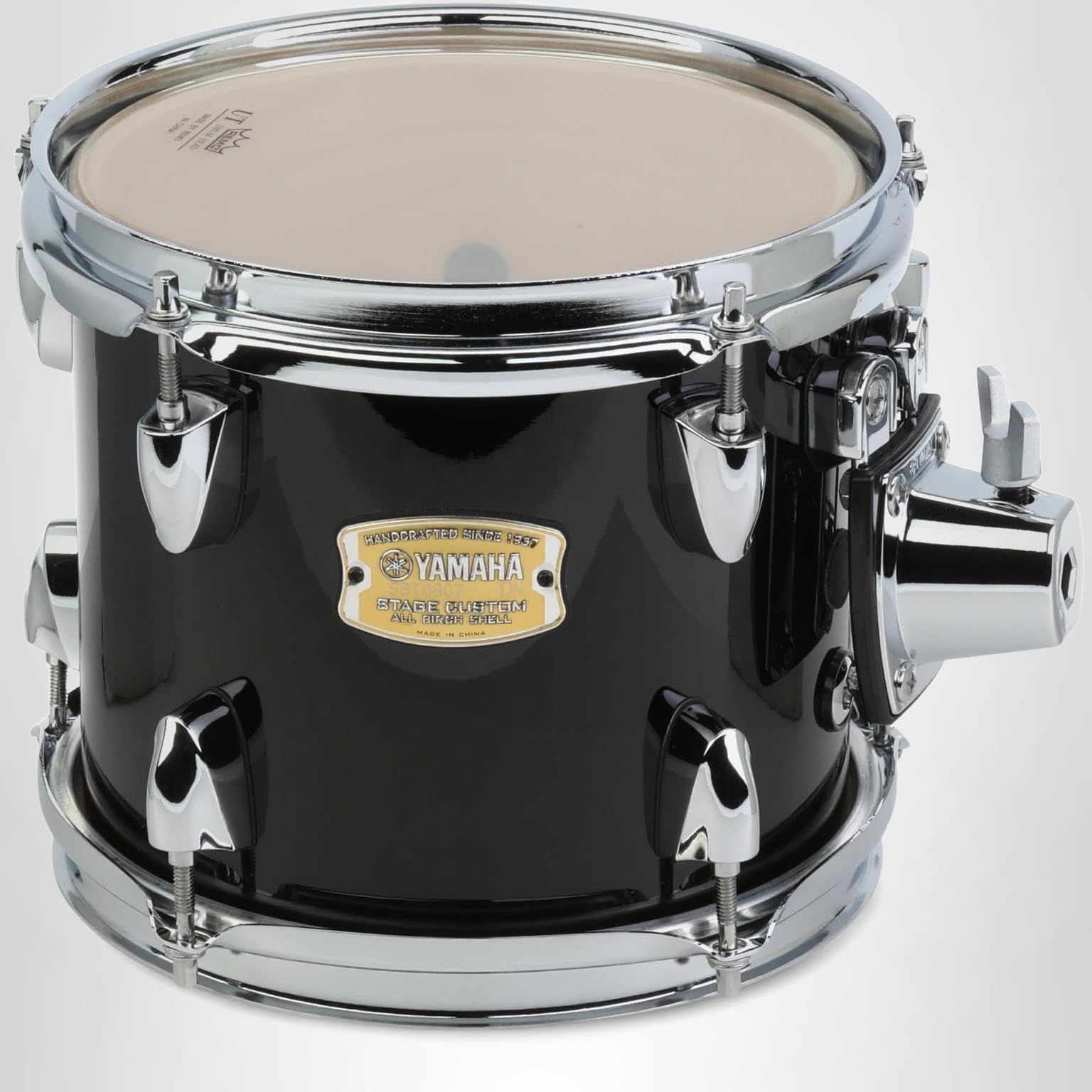 Amazon.com: Yamaha Stage Custom Birch 8x7 Mounted Tom, Raven Black
