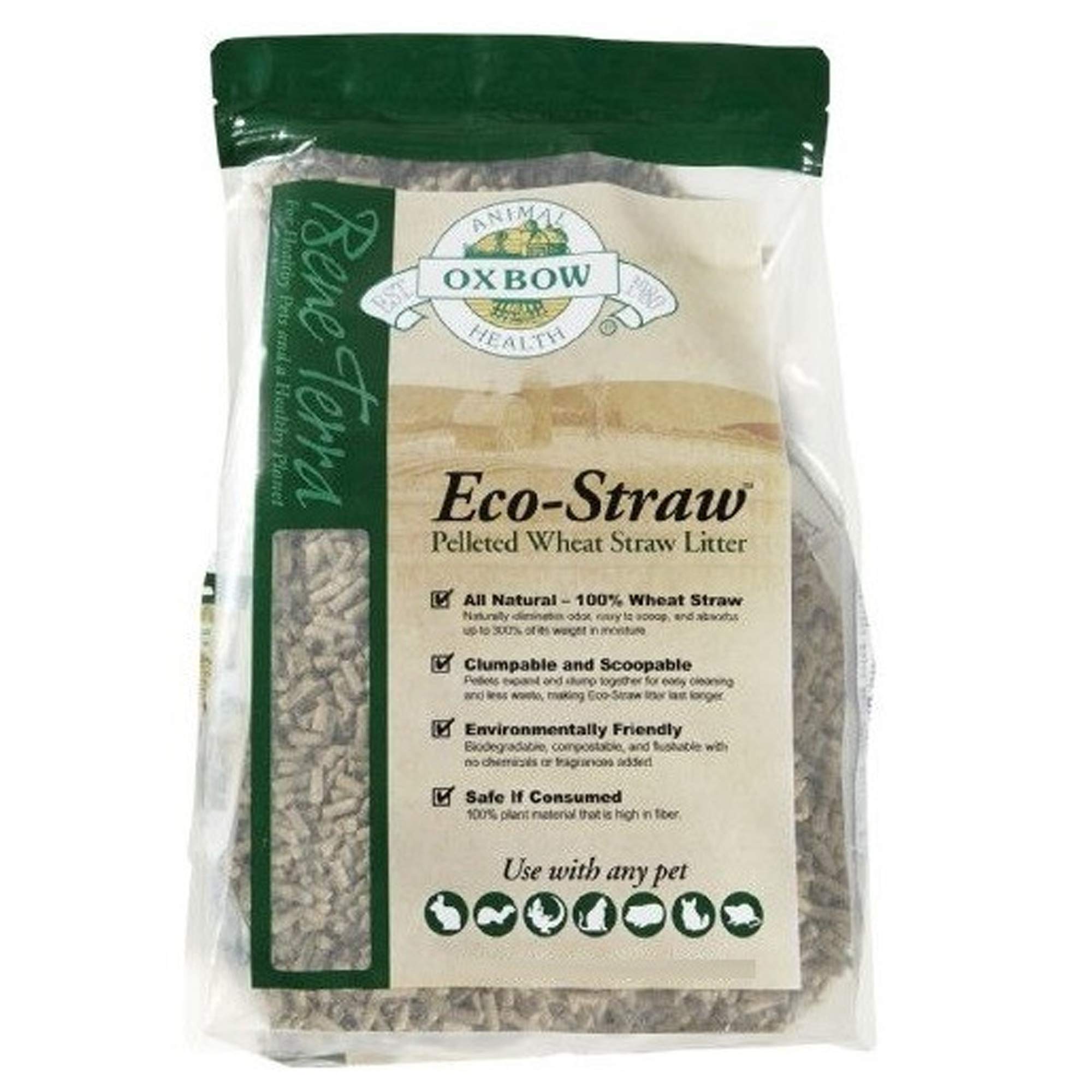 Oxbow Eco Pelleted Wheat Straw Litter 8lb