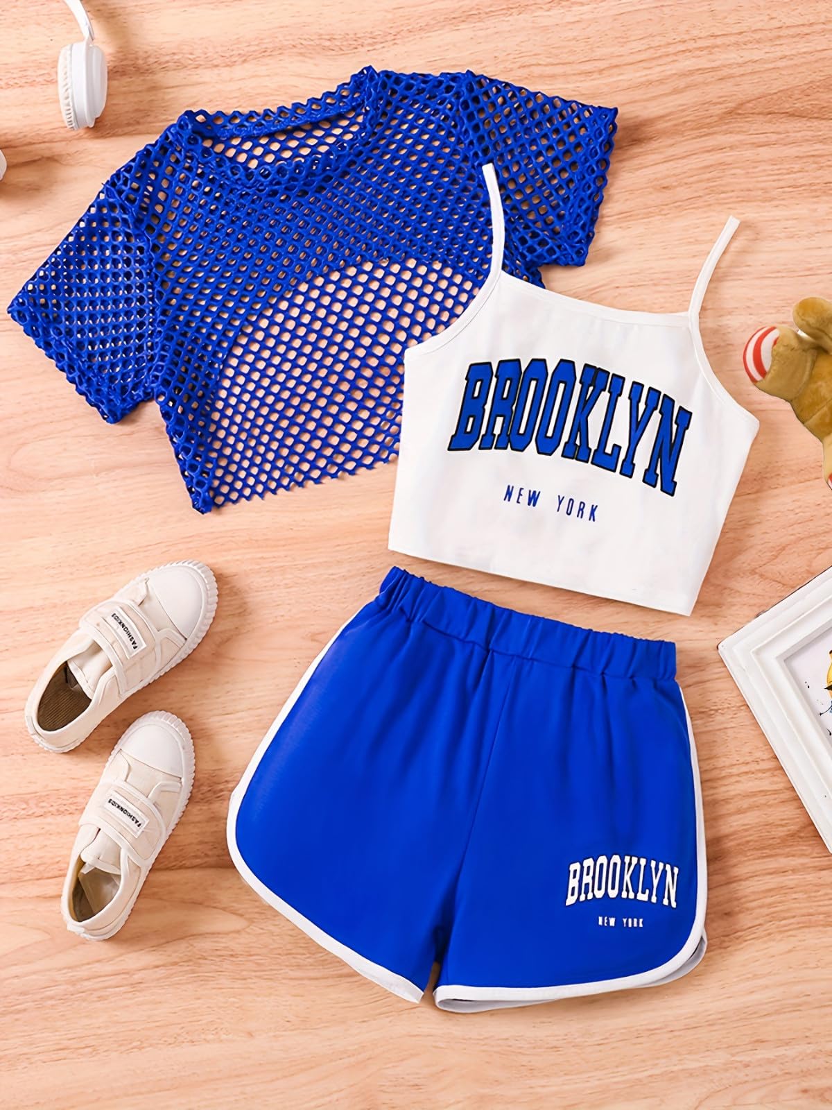 Genérico Ropa infantil para niñas camiseta sin mangas y pantalones sueltos Verano Conjunto de Chaleco 2 piezas deportiva informal moda Ideales días calurosos