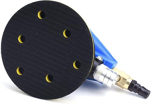 Miniatura 2 de ZHONG AN Lijadora orbital profesional de 5", lijadora de palma de doble acción para trabajo de carrocería automática, sistema de vacío de gancho y