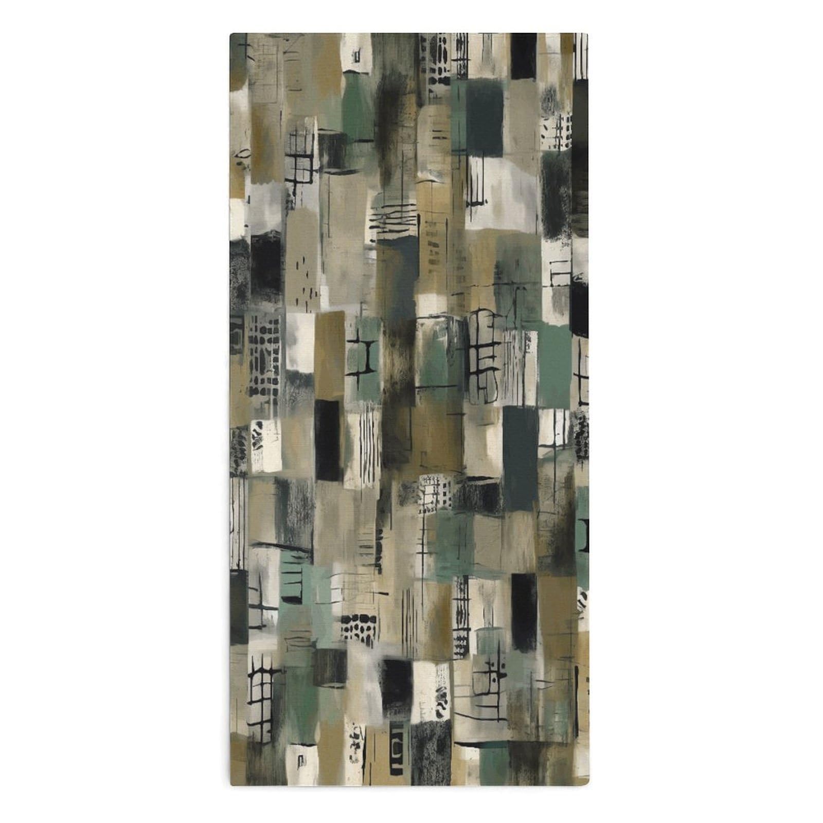 Btcowzrv Style Green Pattern Bath Towel Beach Towels Shower Towel