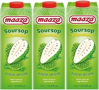 Maaza Soursop Guanabana 1ltr (Pack of 3)