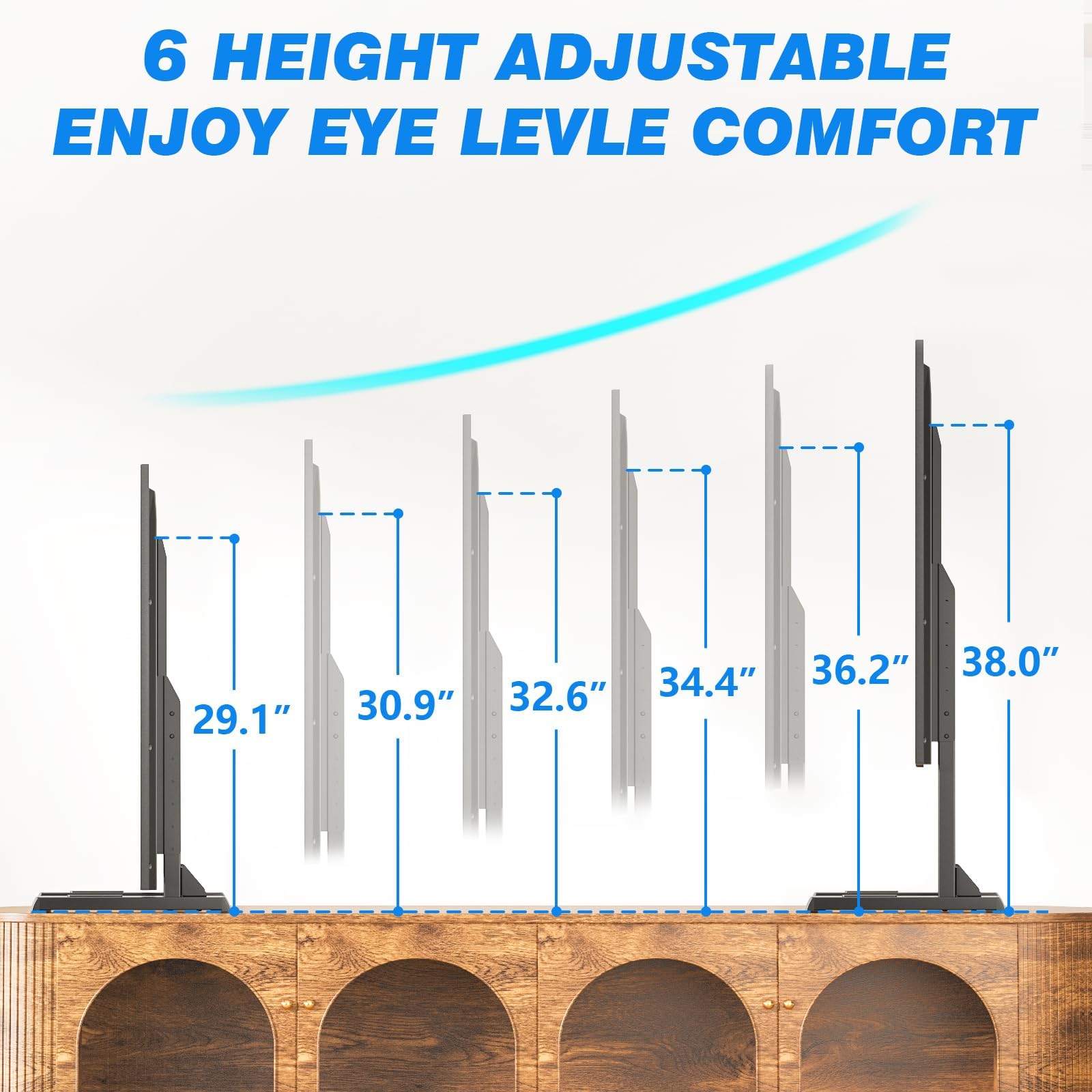 Rfiver TV Stand - Adjustable Height for 37-90 Inch TVs -7 Rfiver TV Stand - Adjustable Height for 37-90 Inch TVs -7