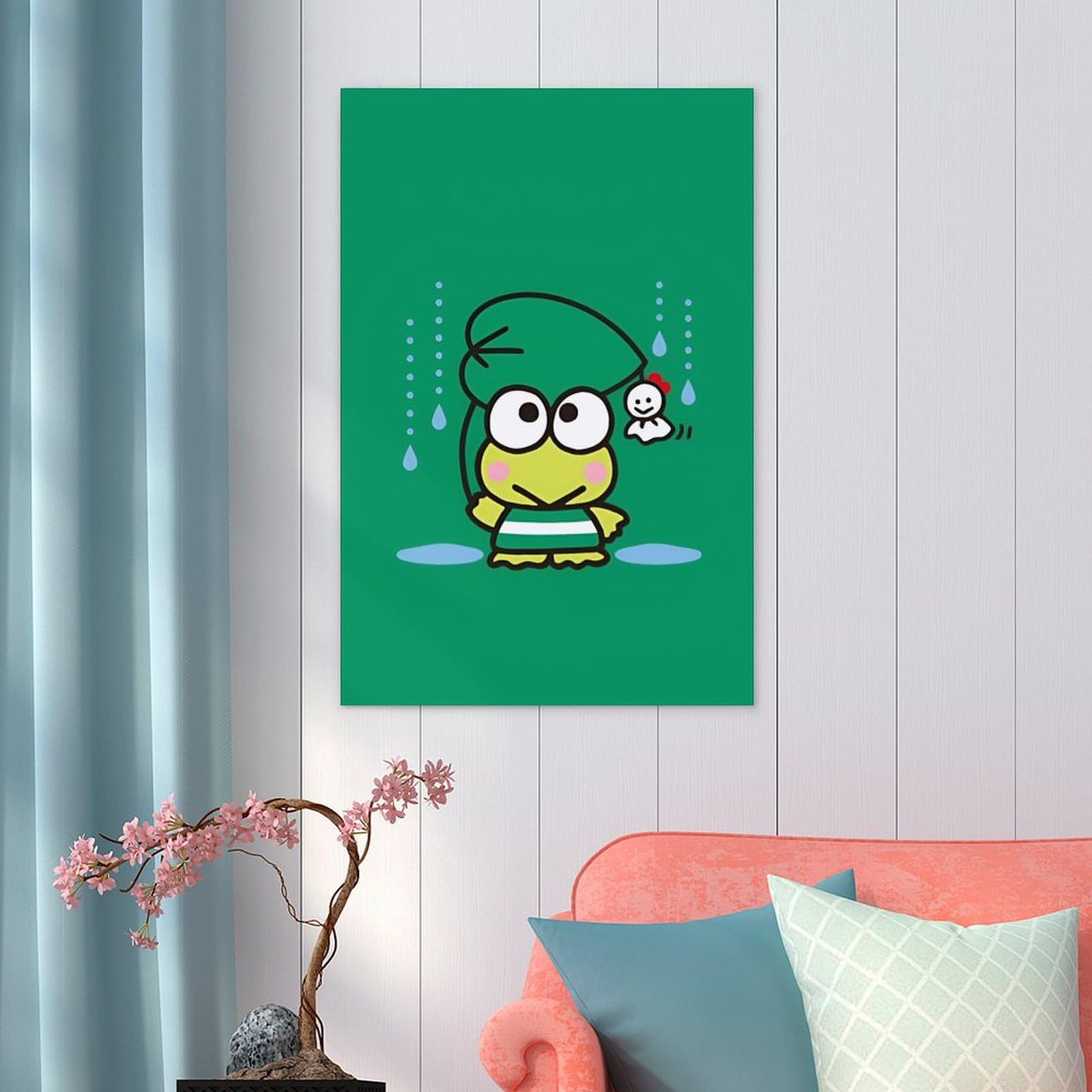 Amazon.co.jp: けろけろけろっぴ ポスター 絵画 インテリア 壁紙用